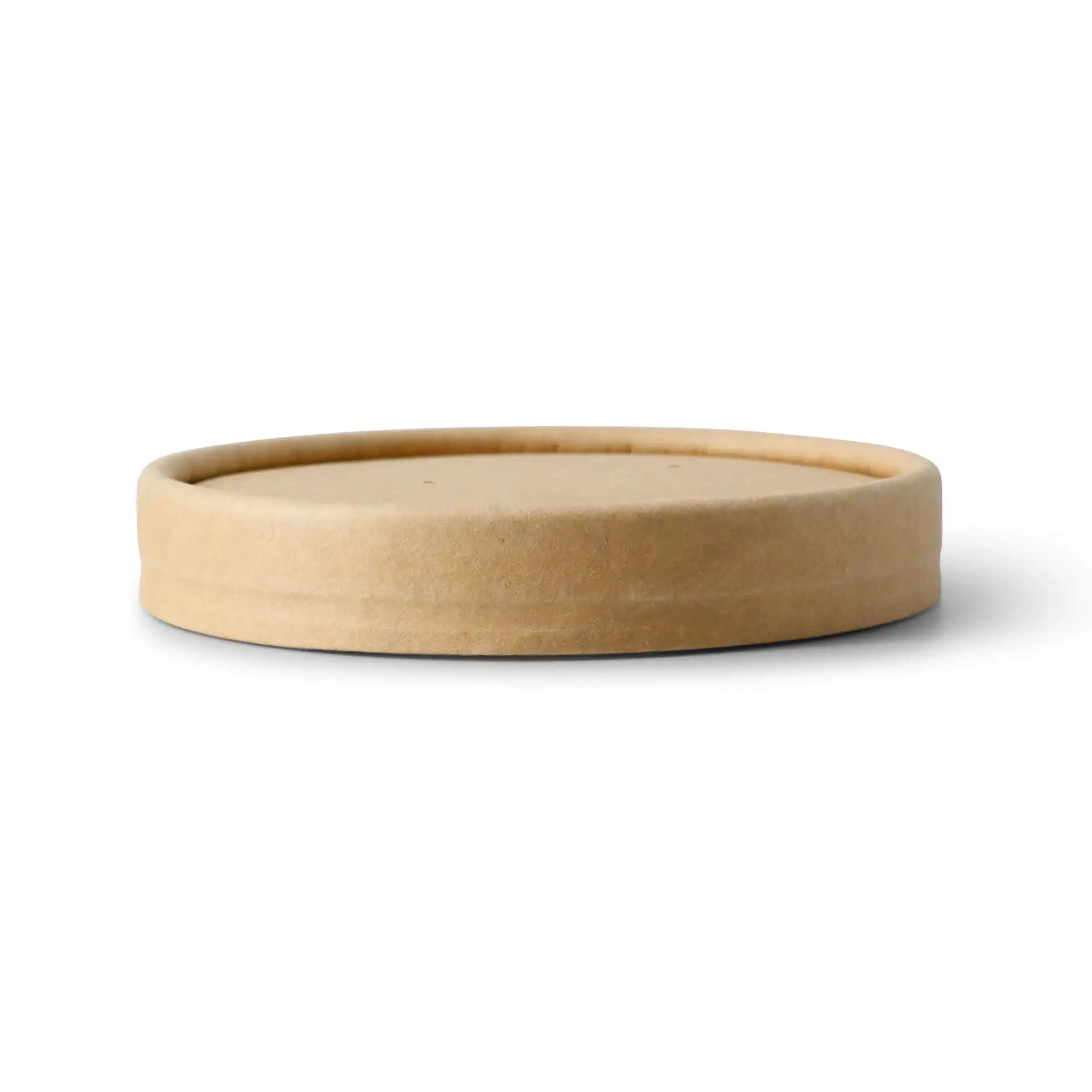Kartonnen membraandeksel (bio-gecoat) Ø 90 mm, bruin
