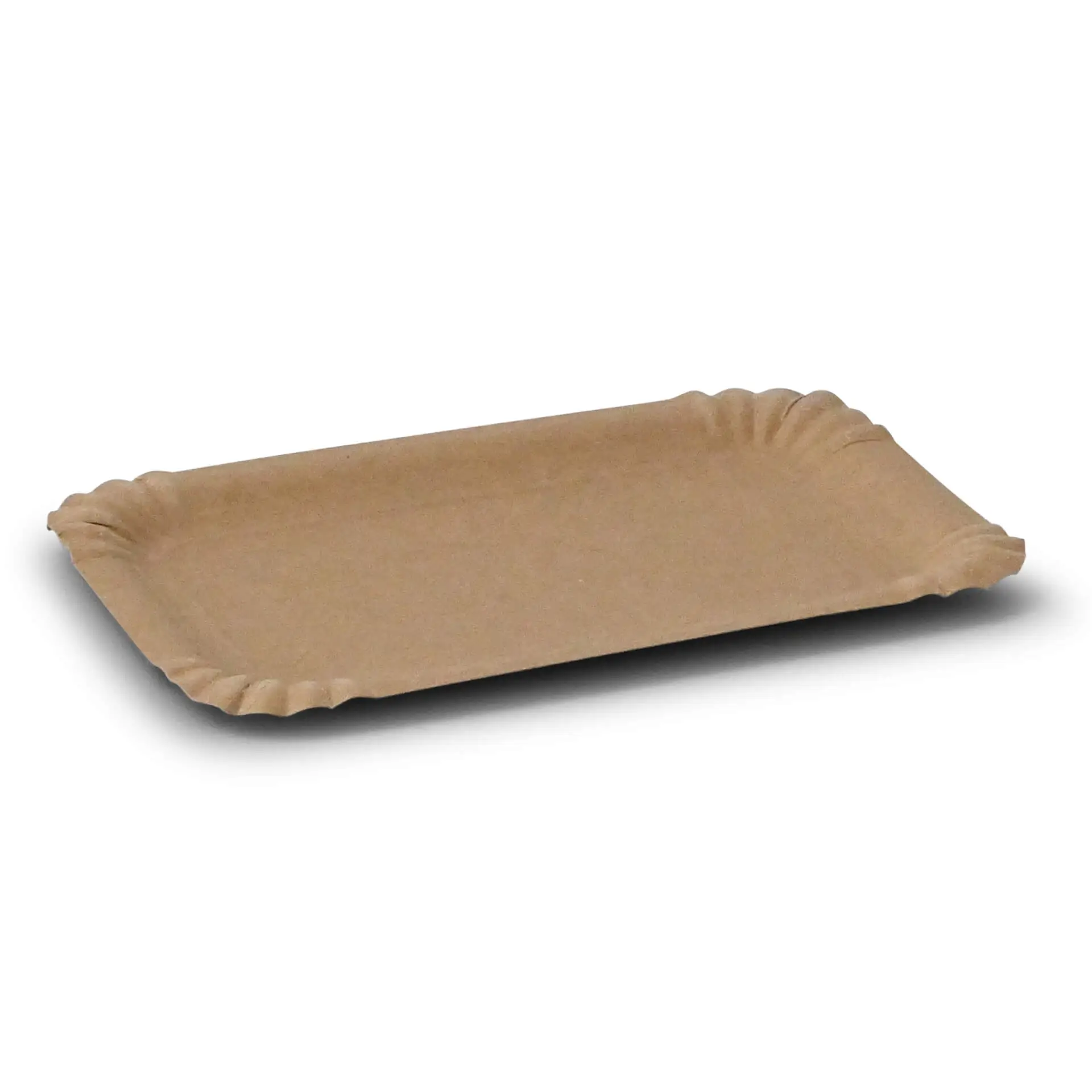 Papieren bordjes 13 x 20 cm, bruin, rechthoekig dtw06012-pappteller-13-x-20-cm-braun-rechteckig-2