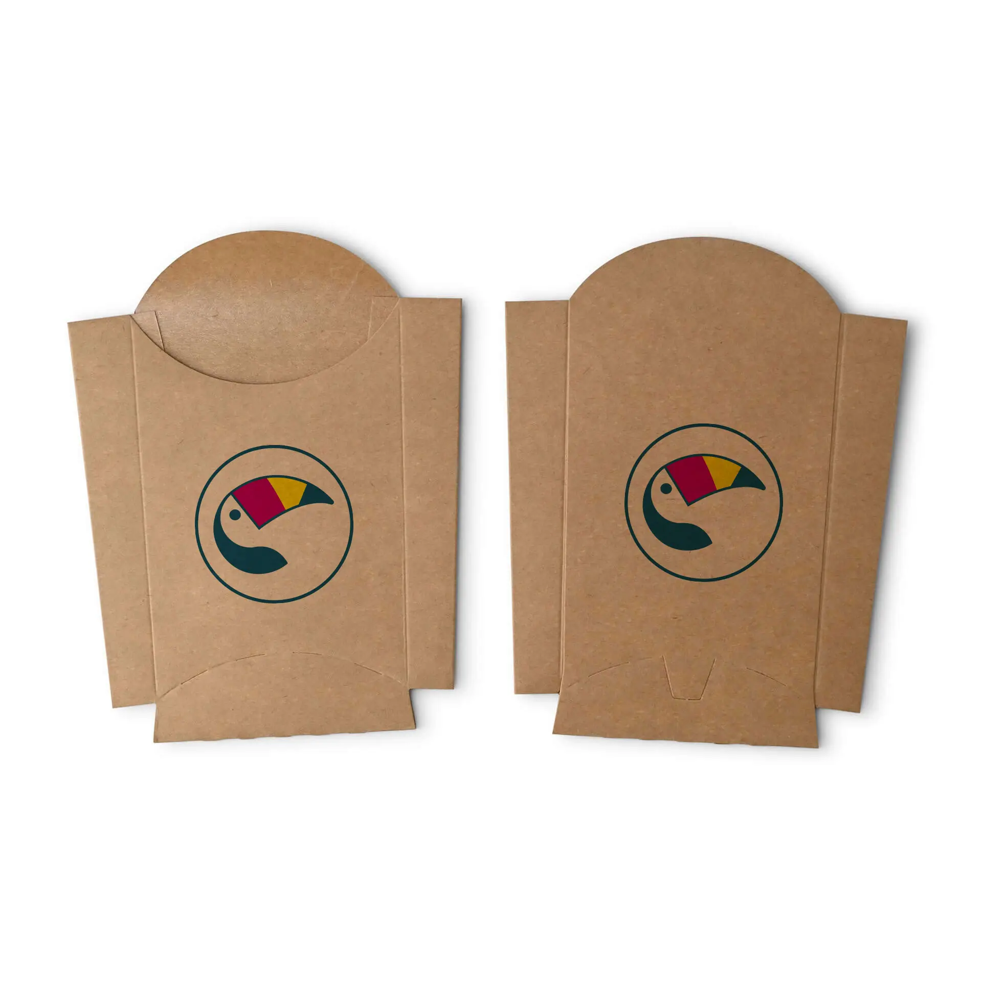 Frietzakjes bedrukken, 8,5 x 5 x 12 cm, waterbasis-coating