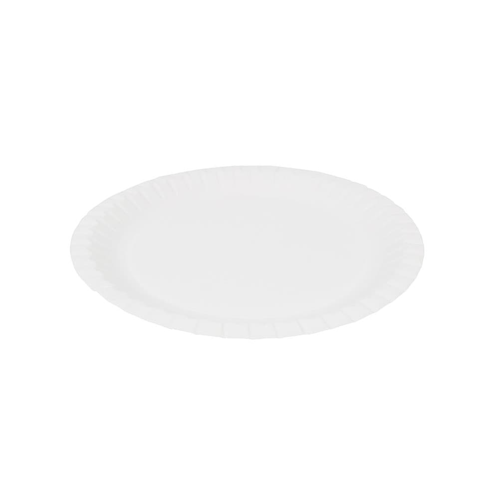Pappteller Ø 23 cm, weiß, rund