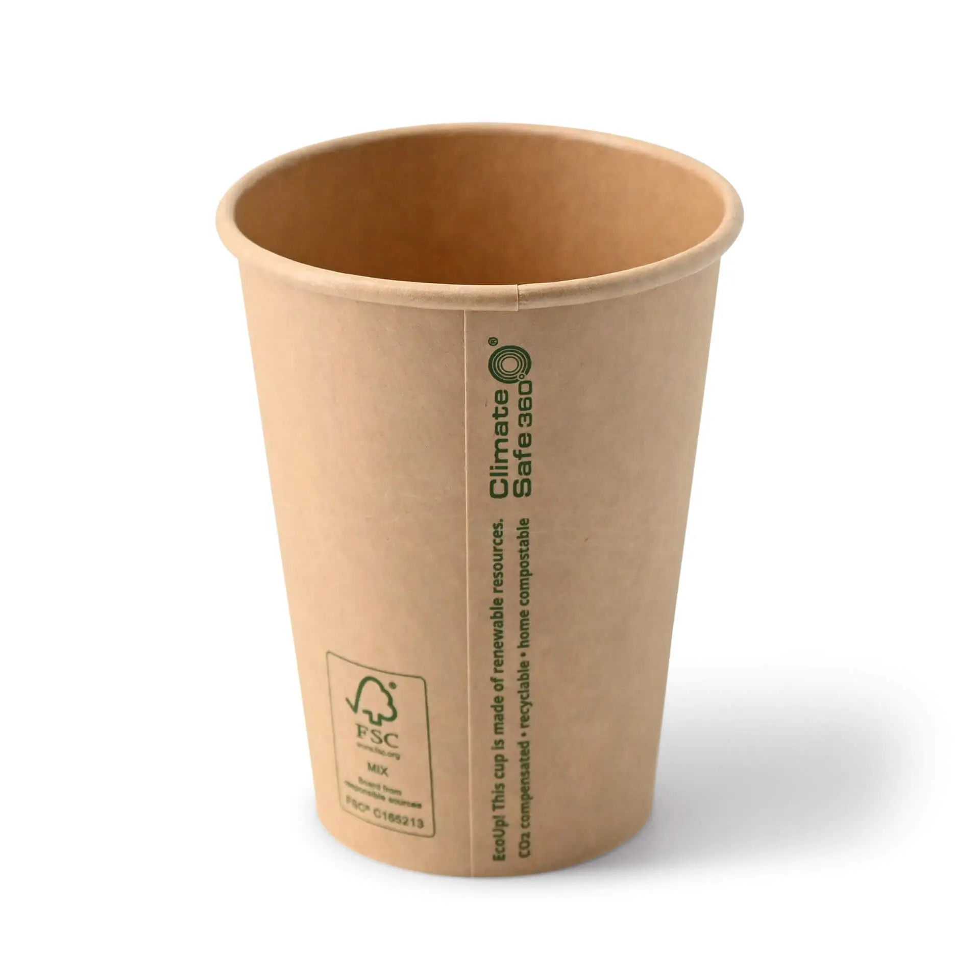 Kartonnen beker 300 ml / 12 oz, Ø 90 mm, kraft dhd045141-pappbecher-300-ml-12-oz-90-mm-braun-2