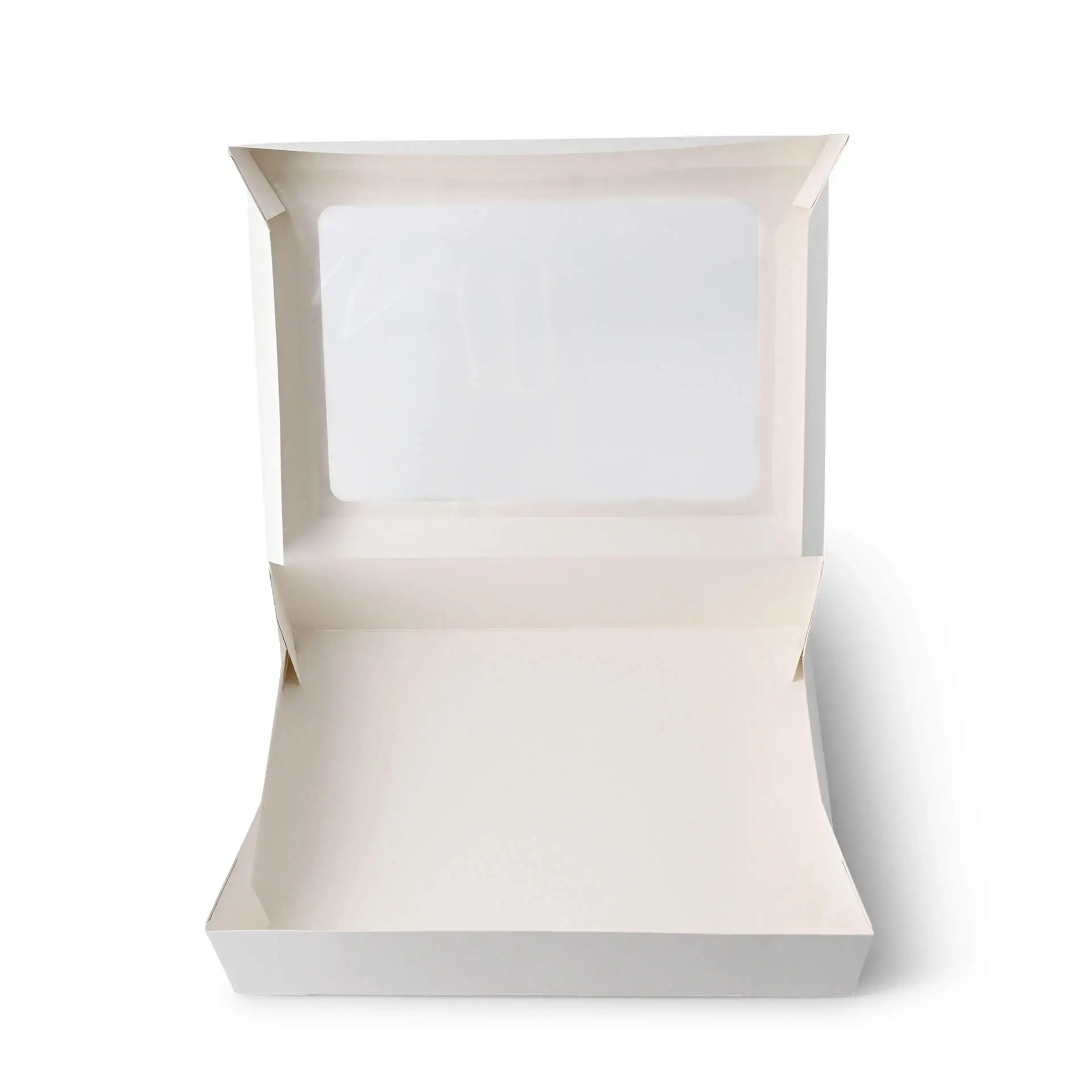 Cupcake-dozen (12 stuks), cellulosevenster, wit