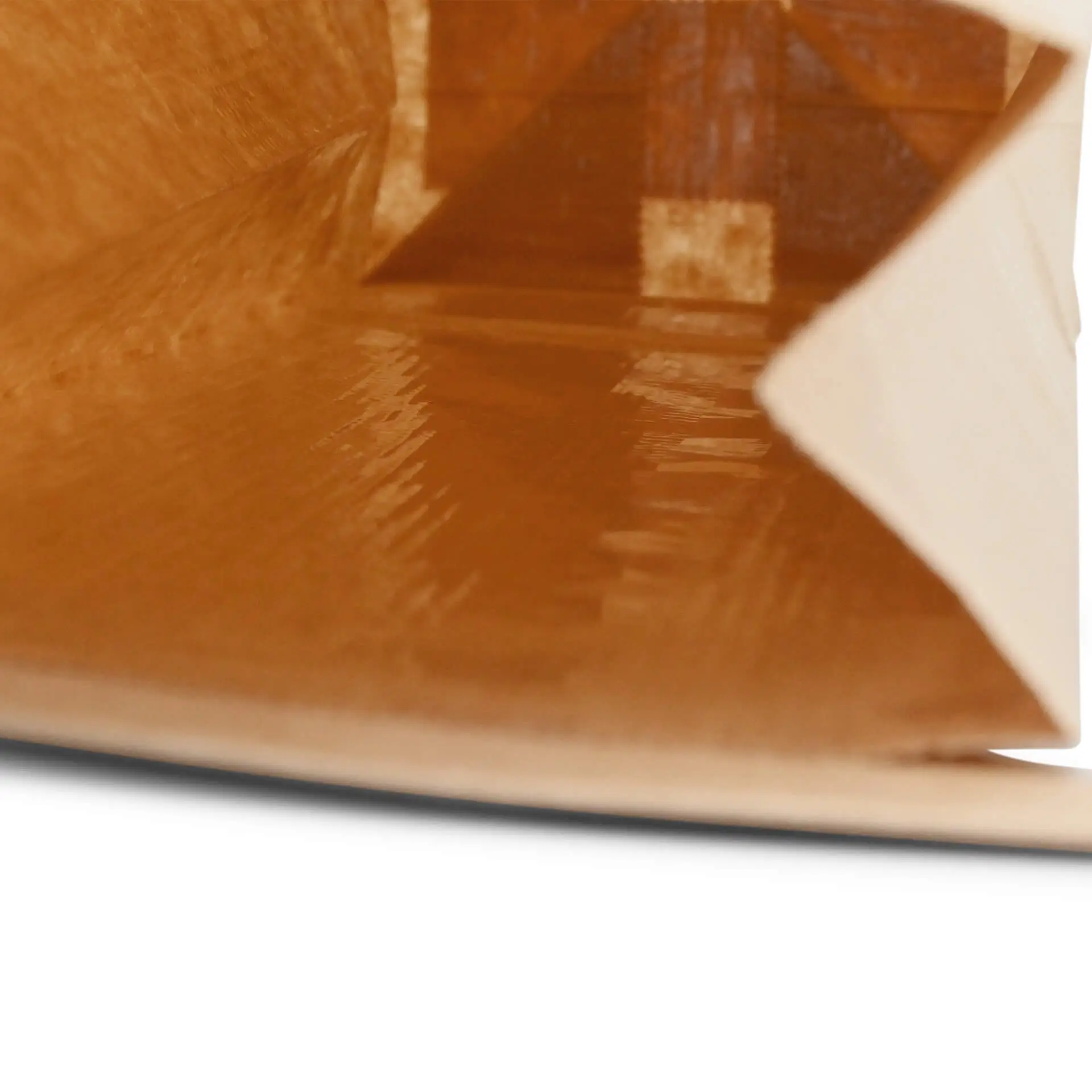 Blokbodemzakken S, 9 x 4,5 x 23,5 cm, bruin, clipband