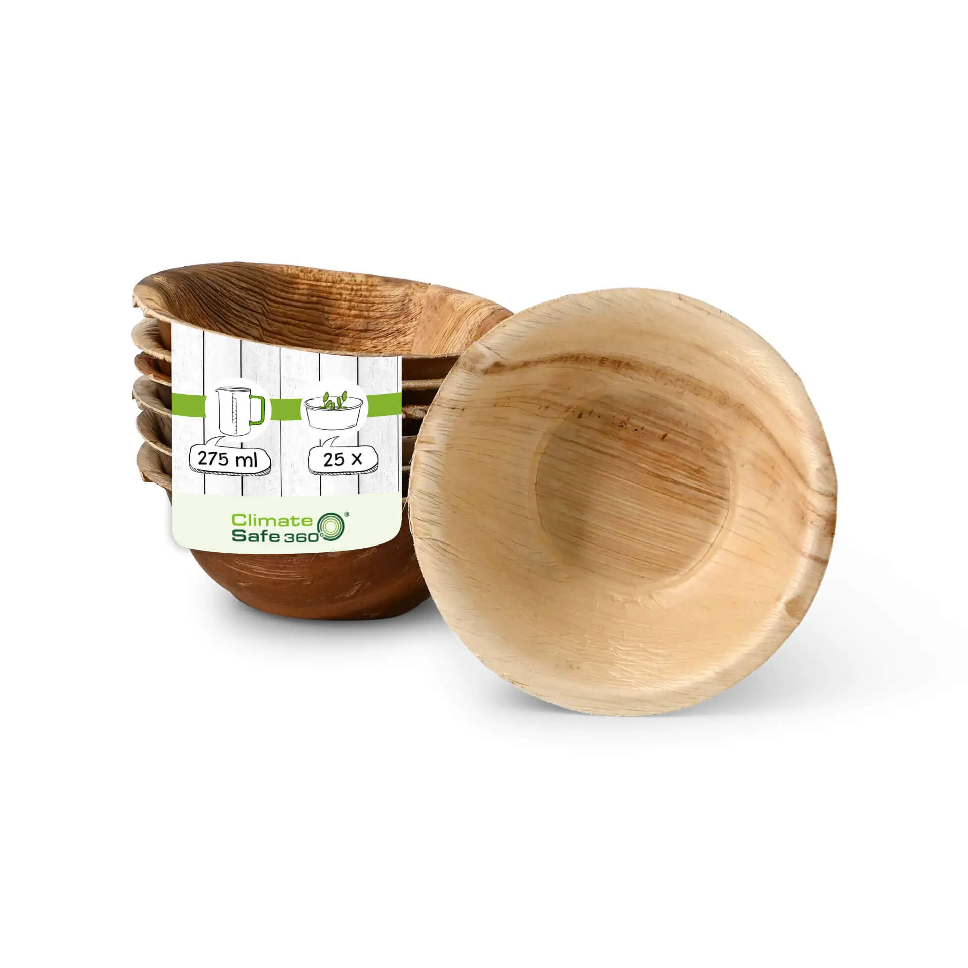 Palmblad kommen "Palmware®" 275 ml, rond Palmblad kommen "Palmware®" 275 ml, rond