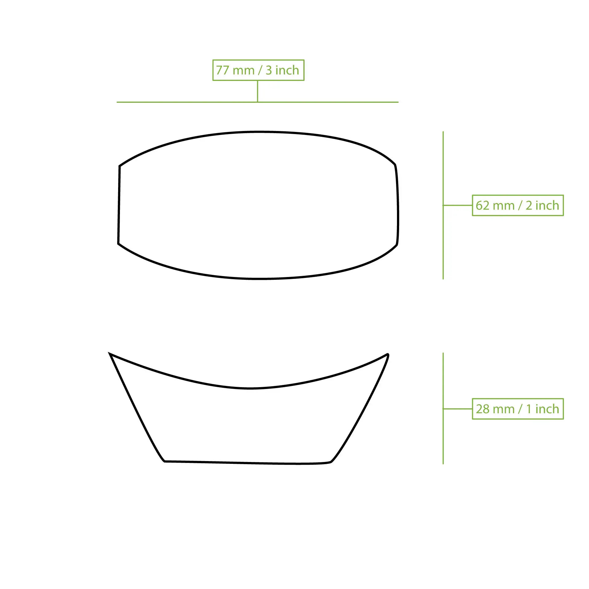 Houten bootje 8 cm Houten bootje 8 cm