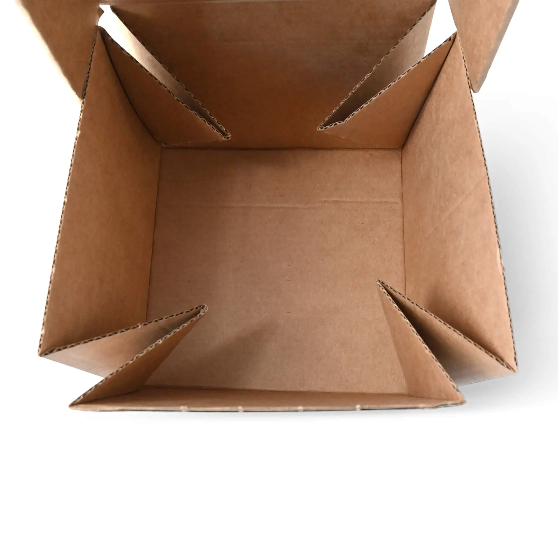 Take away burger container 13 x 13 x 10 cm, kraftkarton, inklapbaar dfc04292-burgerboxen-13-x-13-x-10-cm-kraftkarton-braun-faltbar-4