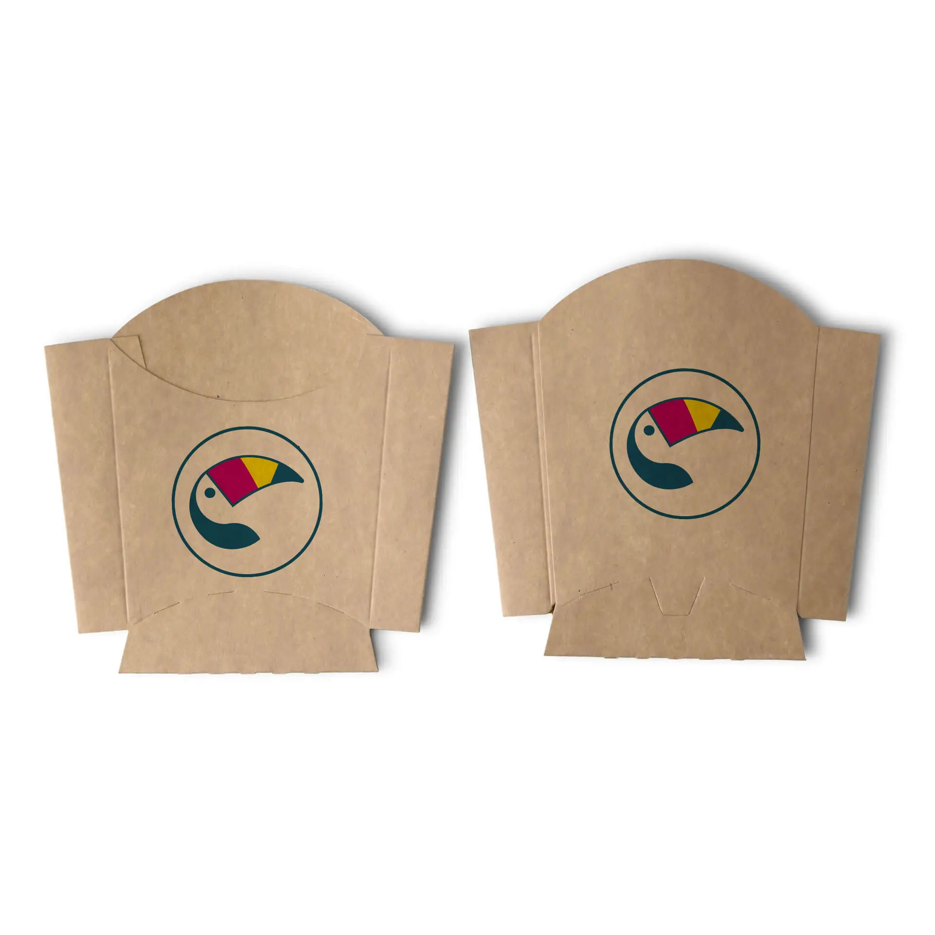 Frietzakjes bedrukken, 8,5 x 5 x 9,5 cm, PE-coating