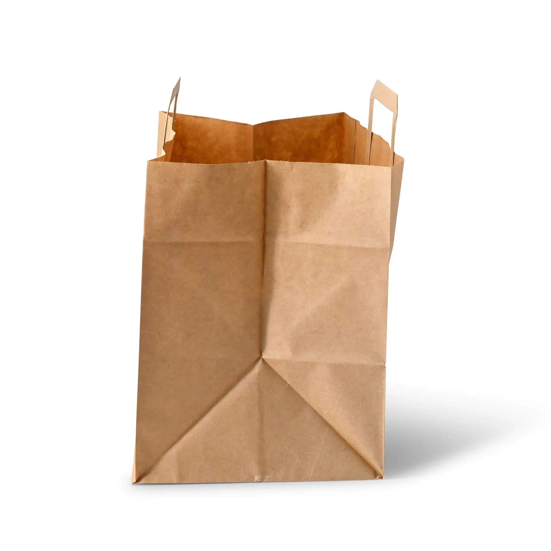 Draagtassen van gerecycled papier (32 × 21 × 27 cm) dse02307-tragetaschen-aus-recyclingpapier-xxl-32-x-21-x-27-cm-braun-breiter-boden-2