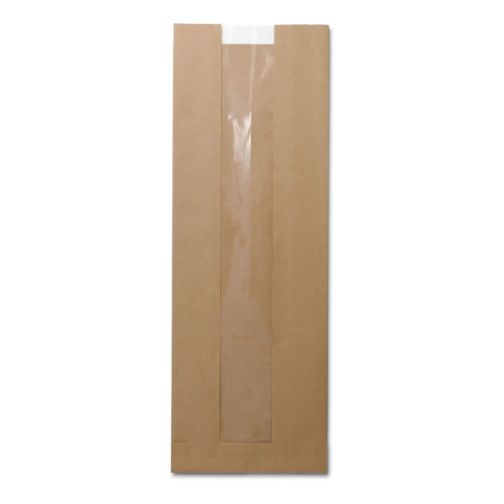Sac à pain avec fenêtre M, 14 x 7 x 41 cm, brun
