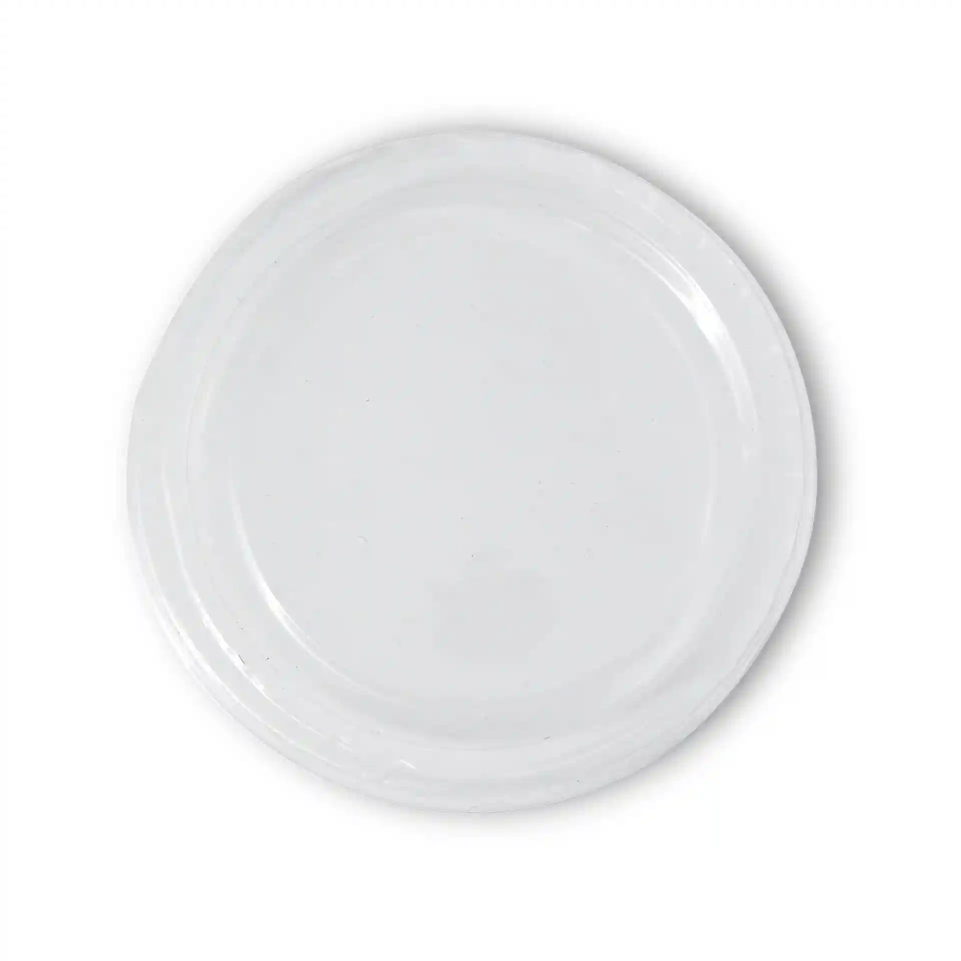 Transparant rond deksel met een diameter van 70 mm, gemaakt van PLA-materiaal.