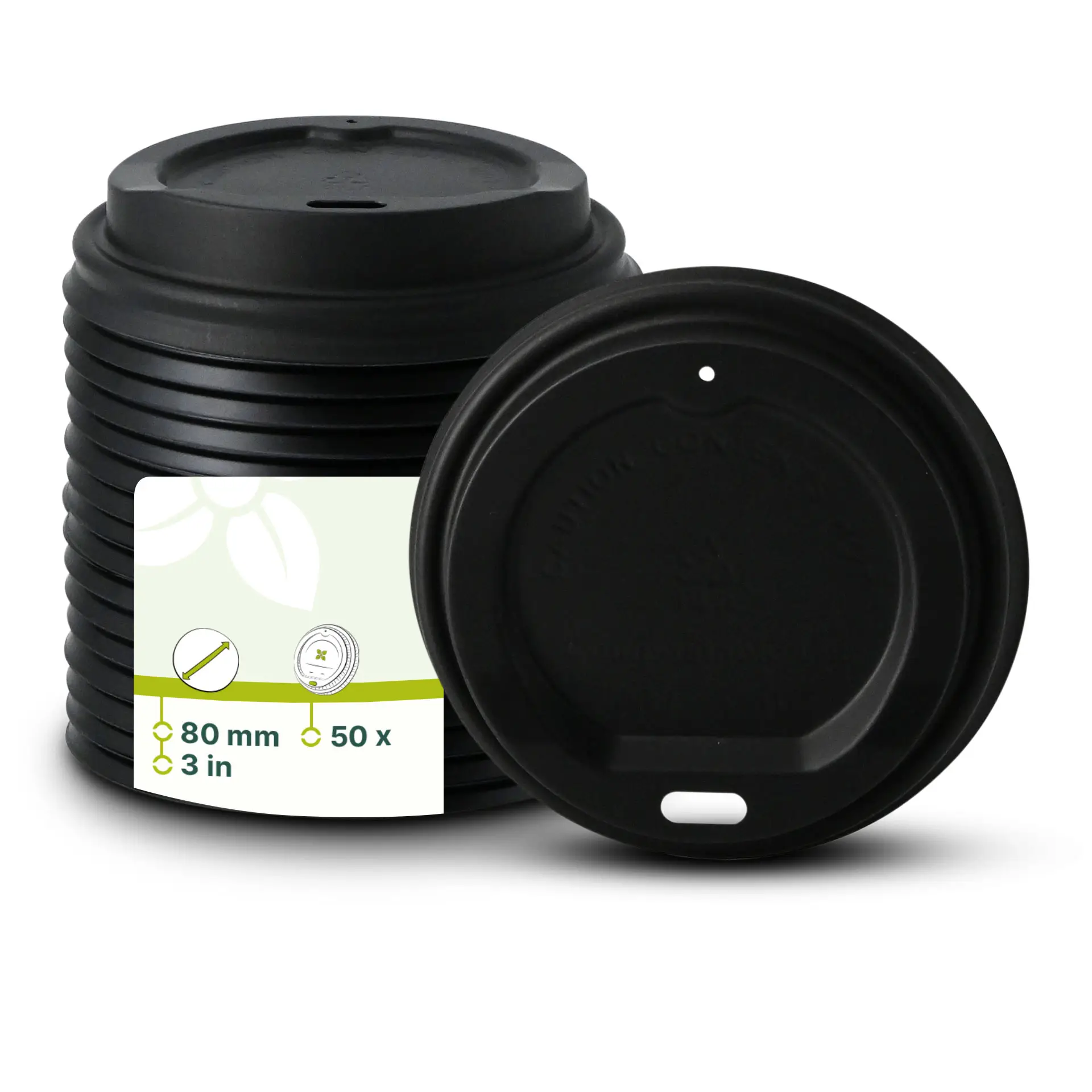 PS-deksel Ø 80 mm, zwart, drinkopening con10040-01-1-ps-deckel-80-mm-schwarz-trinkoeffnung