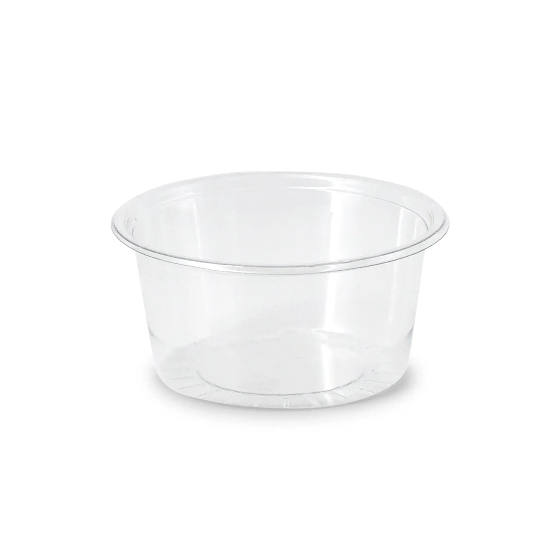 rPET sausbakjes 100 ml / 3,5 oz, Ø 75 mm, transparant