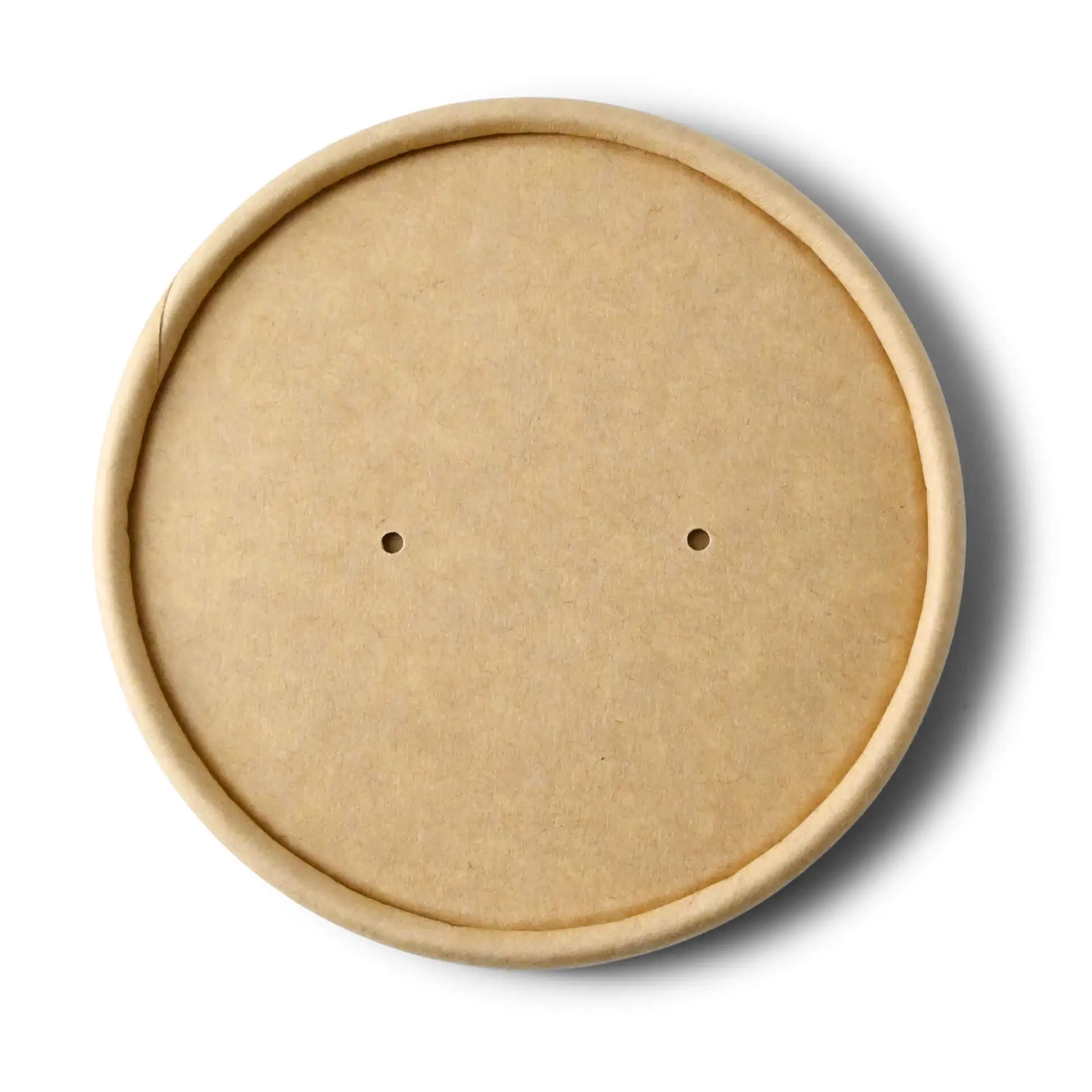 Kartonnen membraandeksel (bio-gecoat) Ø 90 mm, bruin