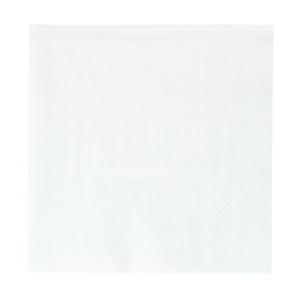 Papier-Serviette 33 x 33 cm, 2-lagig, 1/4 Falz, weiß