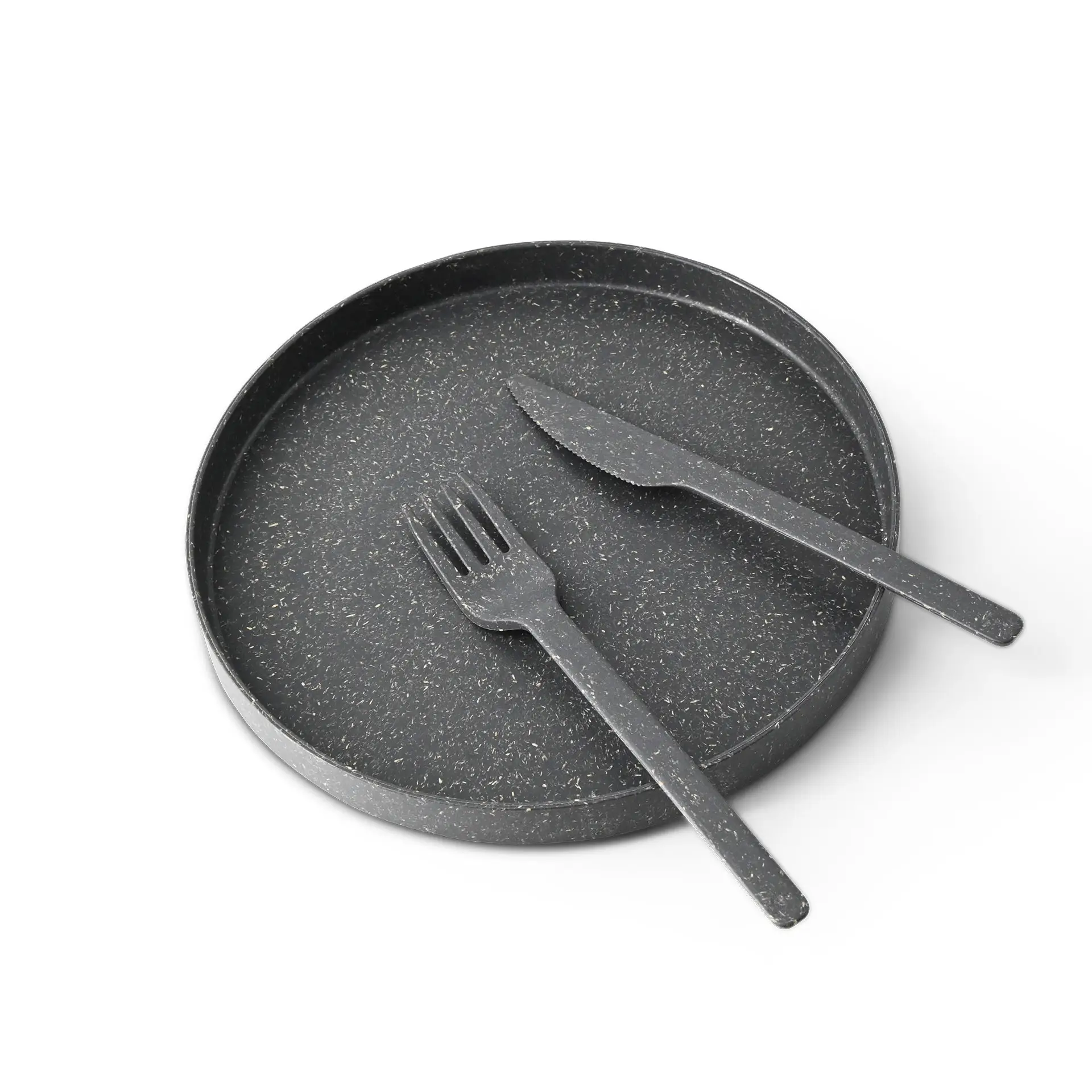 Herbruikbaar mes “merways Cutlery” 18 cm, peper / grijs