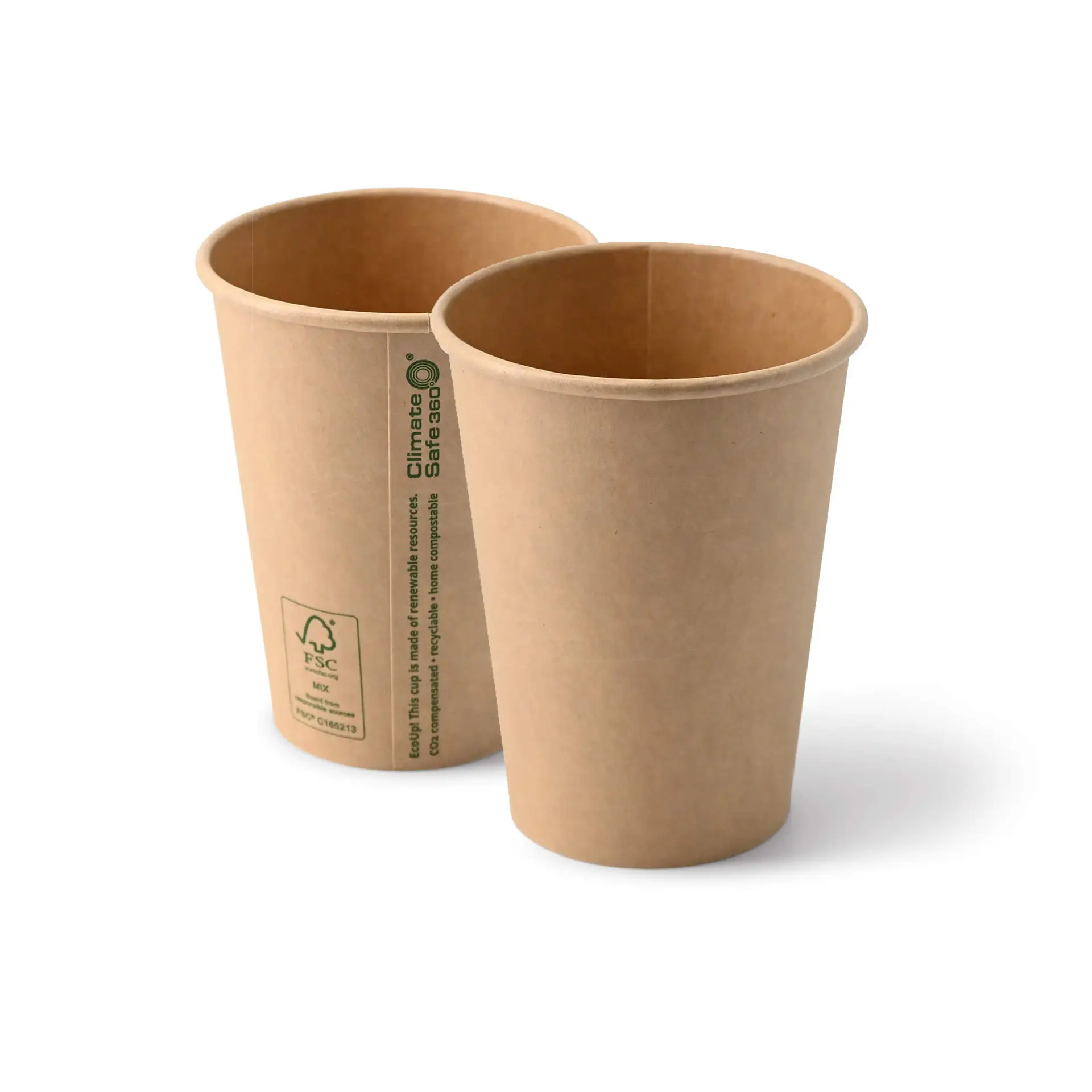 Kartonnen beker 300 ml / 12 oz, Ø 90 mm, kraft Kartonnen beker 300 ml / 12 oz, Ø 90 mm, kraft