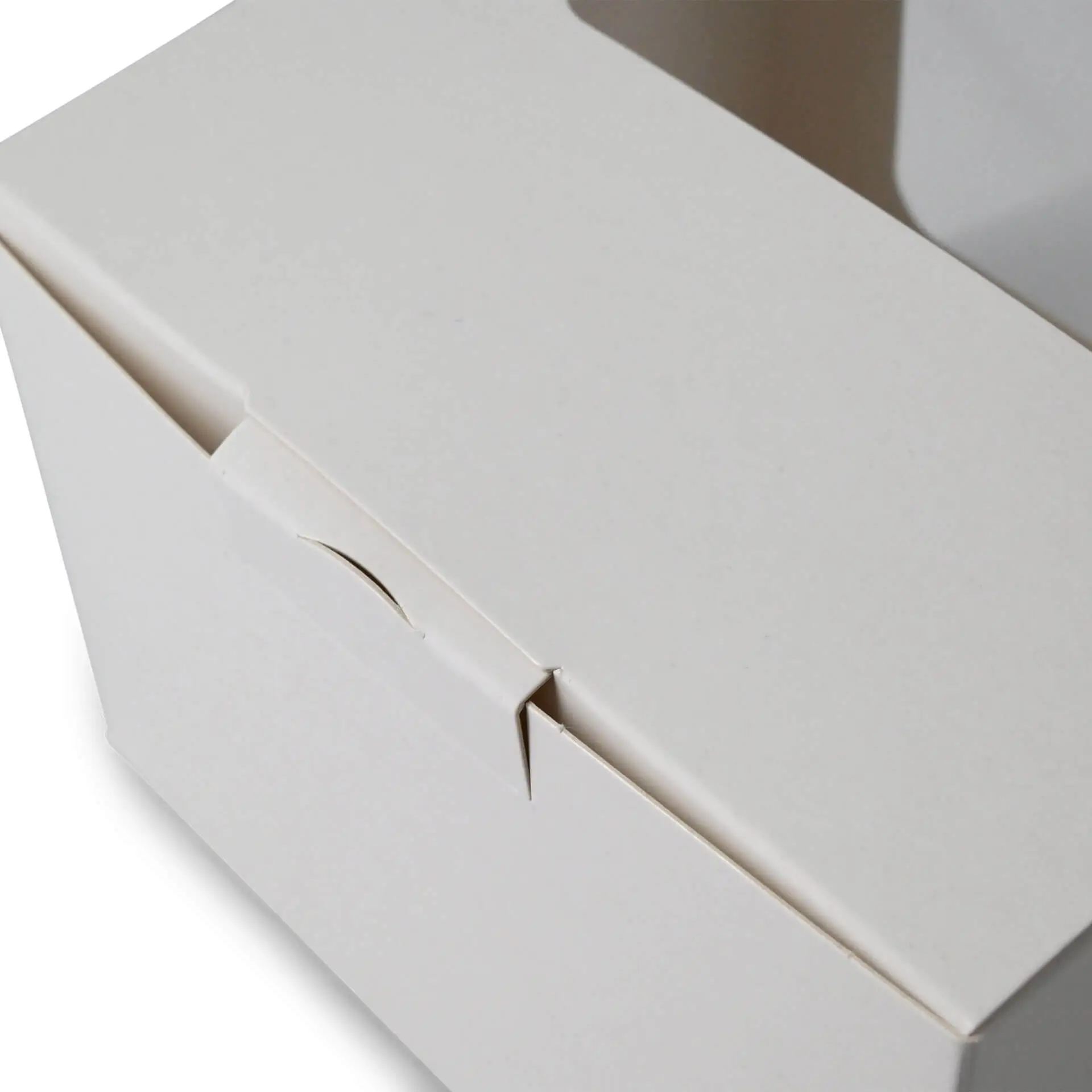 Patisserie verpakkingen 13 x 11 x 8 cm, cellulose-venster, wit