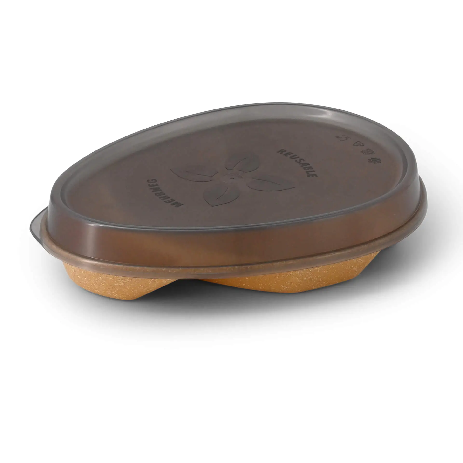 Herbruikbare deksels "merways Plate", grijs, 27,5 x 20 x 3 cm, PP dfc00813-mehrwegdeckel-merways-plate-275-x-20-x-3-cm-pp-grau-5