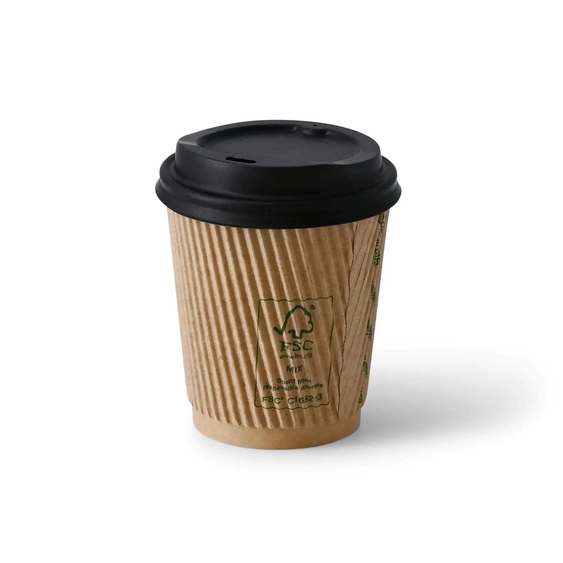 Ribbelbeker / Koffiebeker to go 200 ml / 8 oz, Ø 80 mm, kraft dhd04845-riffelbecher-kaffee-to-go-becher-200-ml-8-oz-80-mm-braun-5