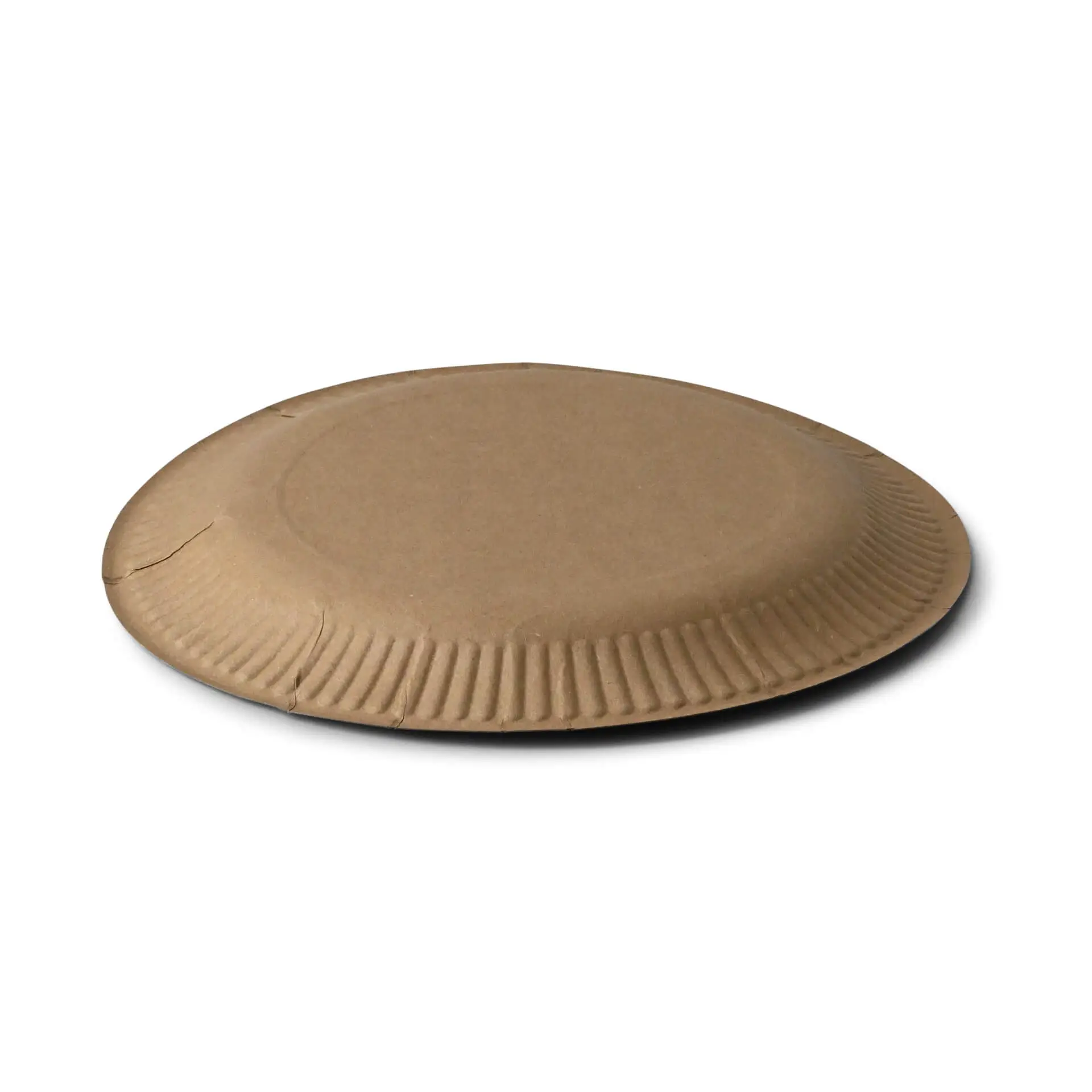Kartonnen bord Ø 23 cm, bruin, rond Kartonnen bord Ø 23 cm, bruin, rond