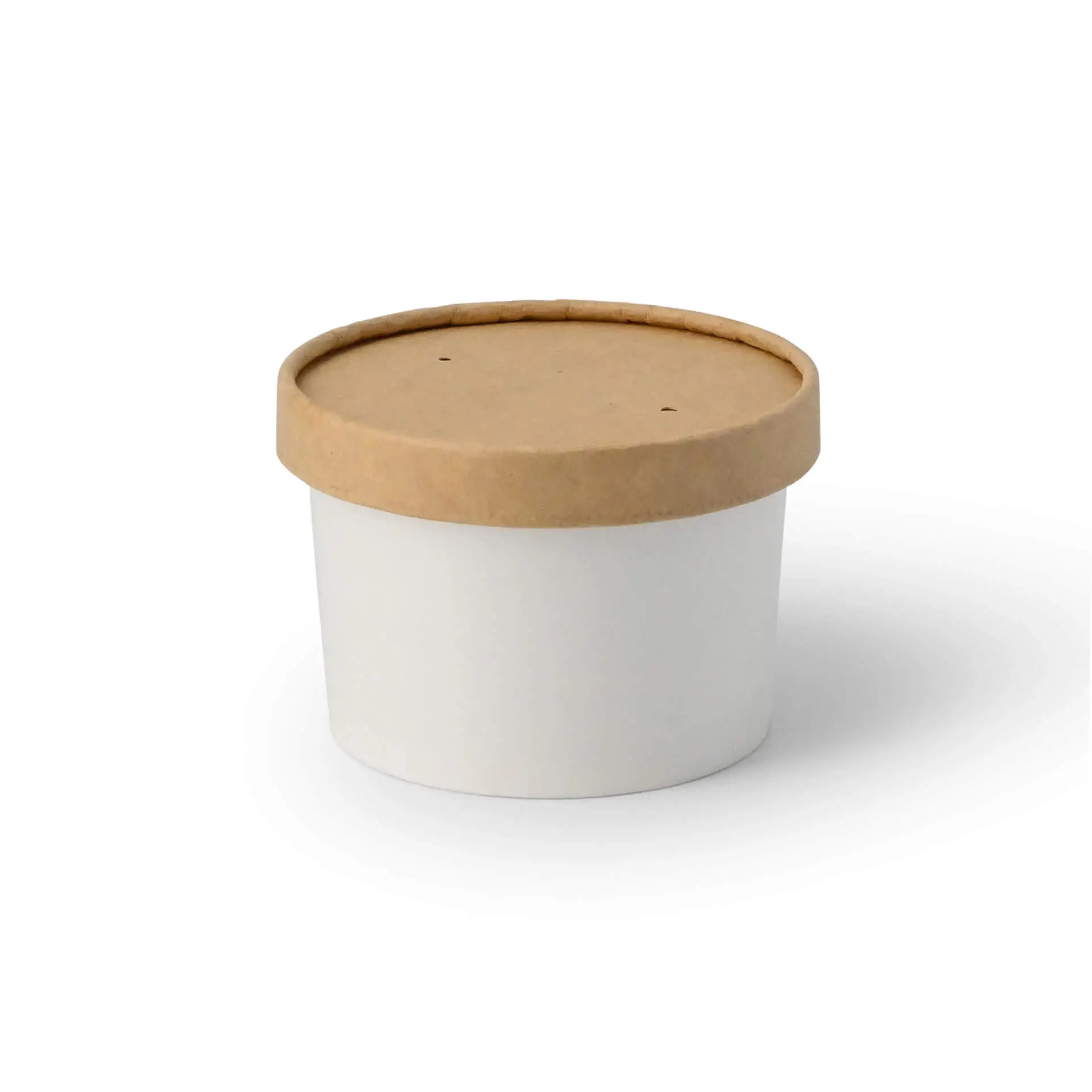 IJsbeker van karton M, 200 ml, 8 oz / max. 270 ml, 9,5 oz, Ø 92 mm, wit