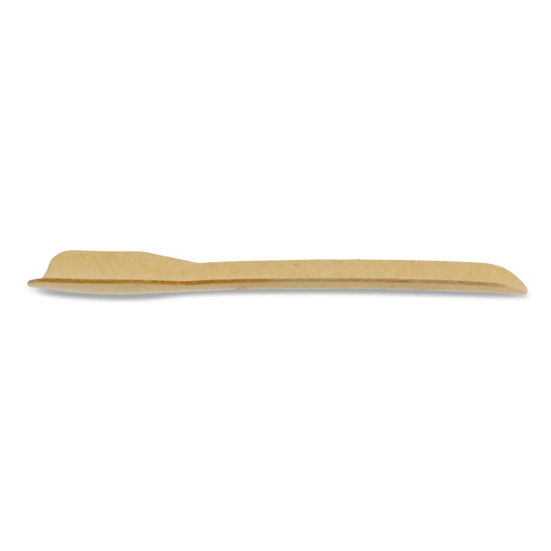 Papieren ijslepel 9,5 cm, bruin Papieren ijslepel 9,5 cm, bruin