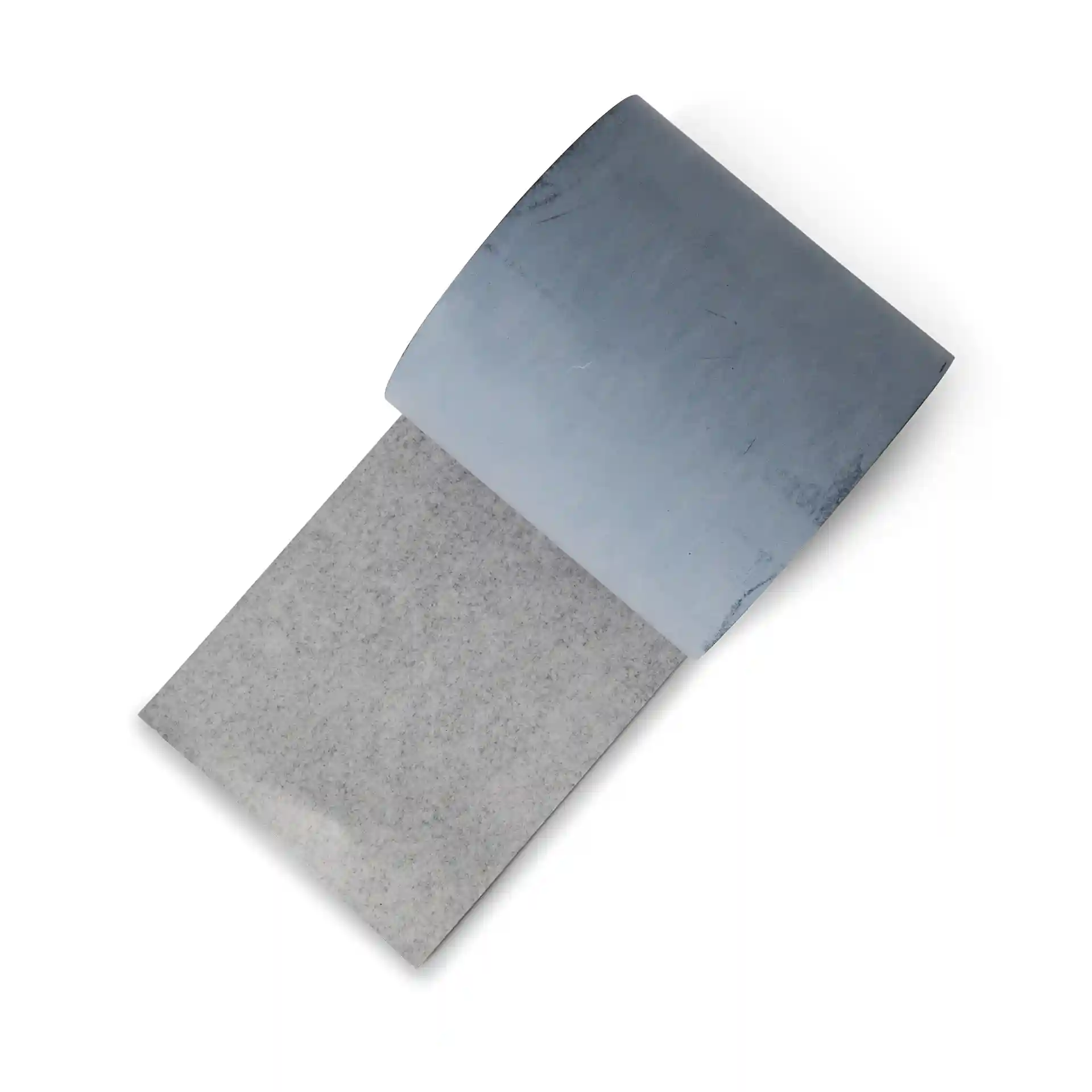 Rol grijs thermisch papier voor kassarollen, 80 mm breed en 80 m lang, met een diameter van 77 mm.