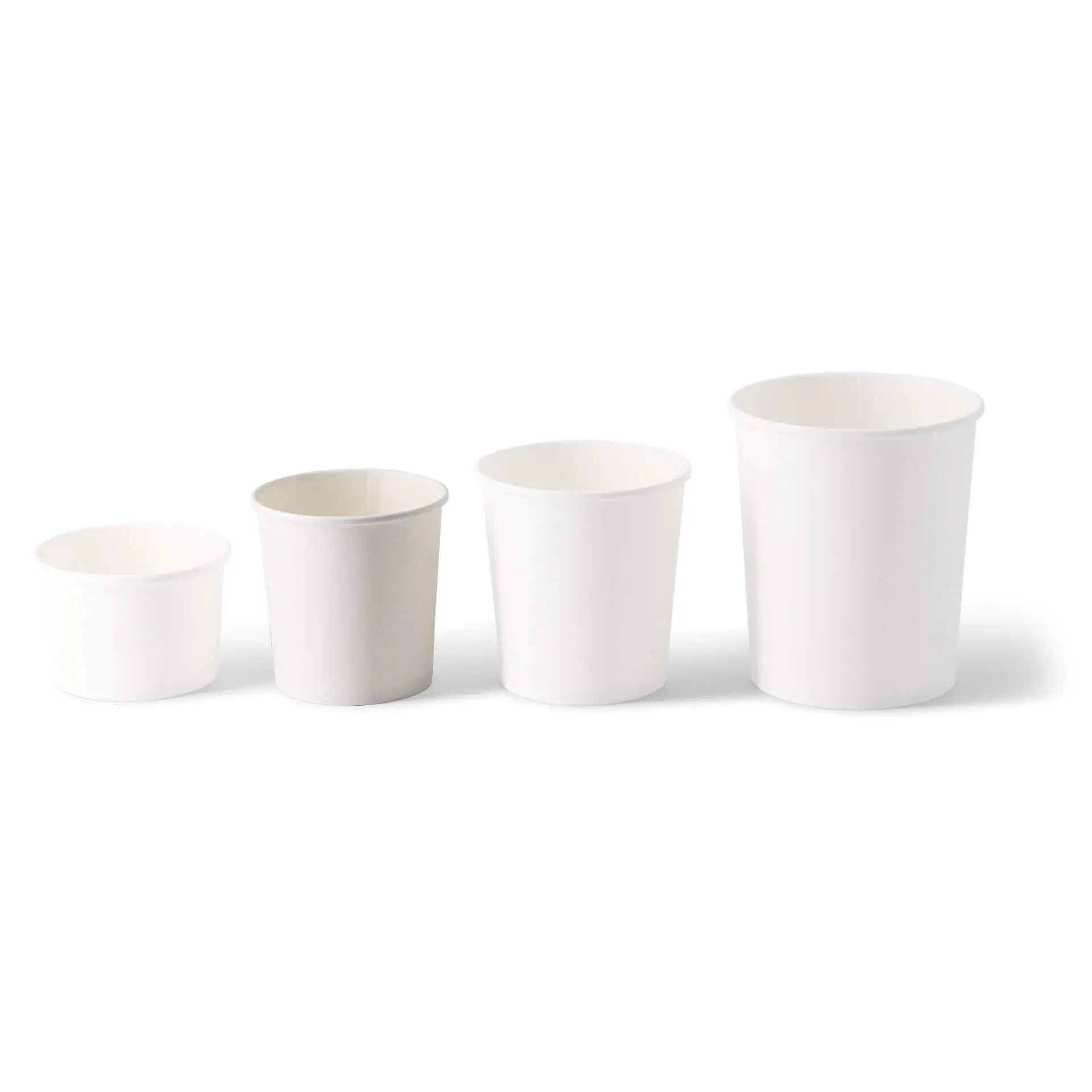 Soepbeker to go van karton (Premium) 300 ml / 12 oz, Ø 90 mm, wit, bio-gecoat