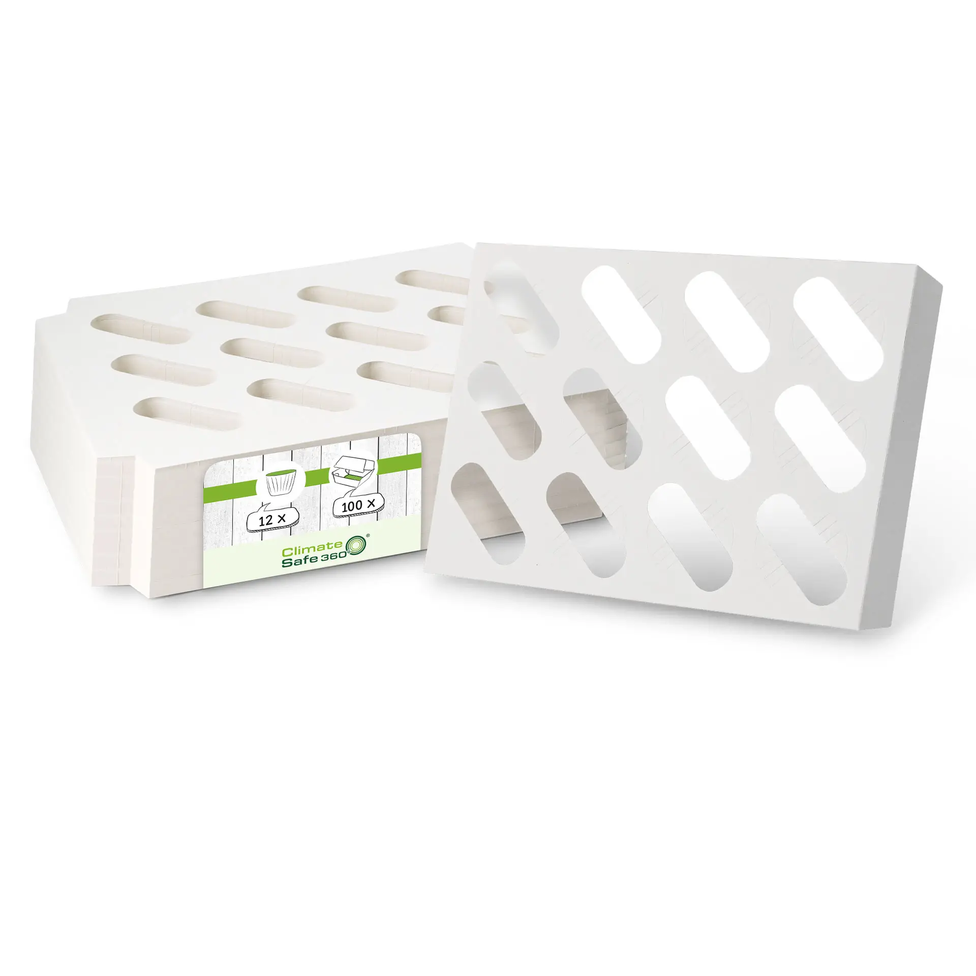 Kartonnen inlegstukken voor 12-stuks cupcake dozen, wit dre035011-einlagen-aus-karton-fuer-12er-cupcake-boxen-weiss