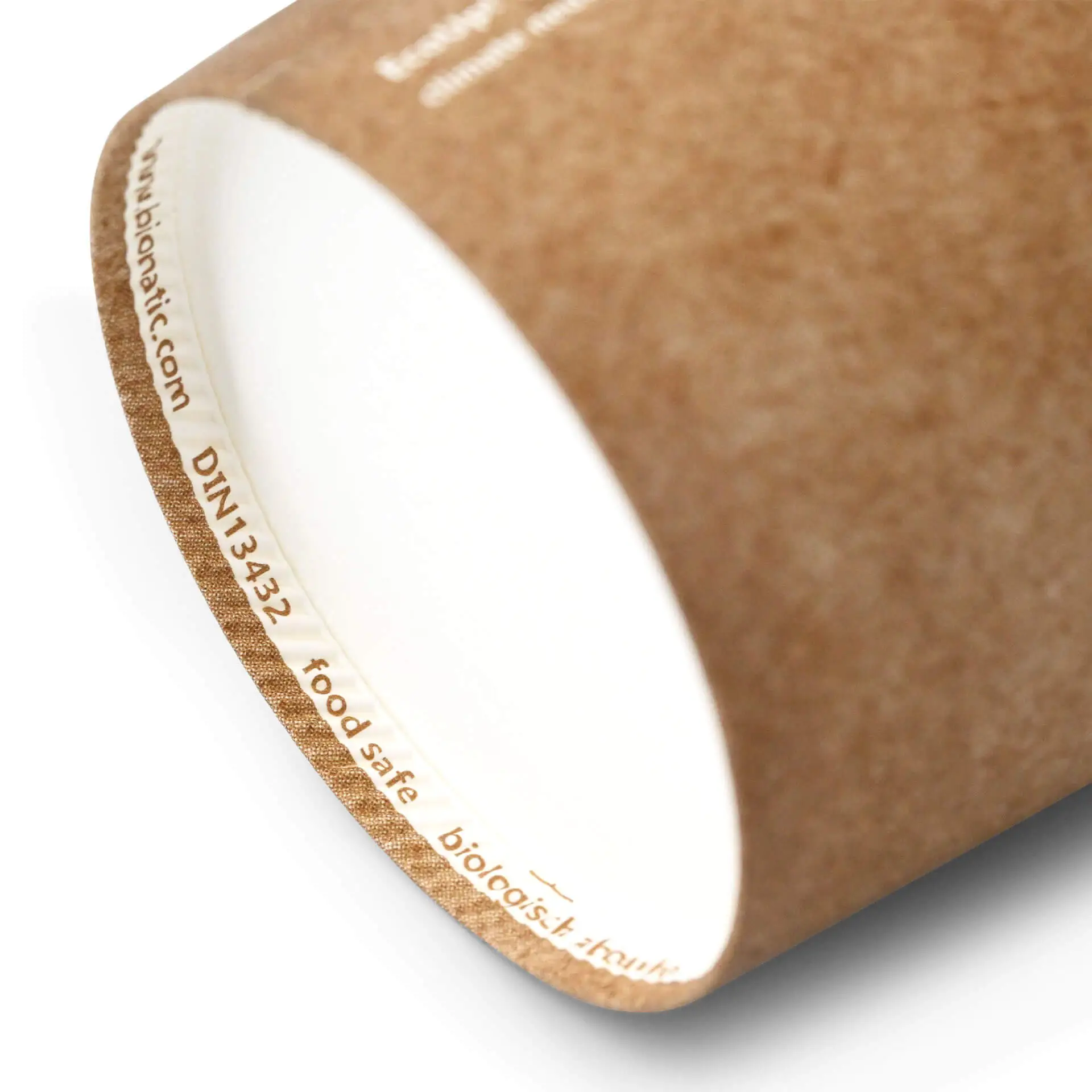 Kartonnen beker 200 ml / 8 oz, Ø 80 mm, kraft dhd045261-pappbecher-200-ml-8-oz-80-mm-braun-innen-weiss-3