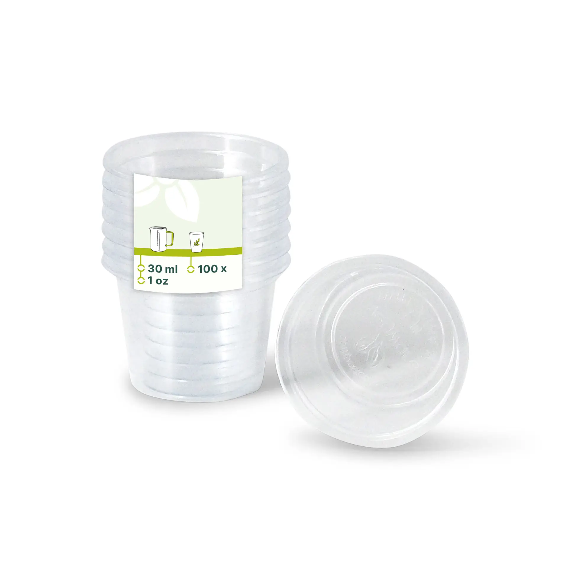 Cup van PLA 30 ml, Ø 45 mm