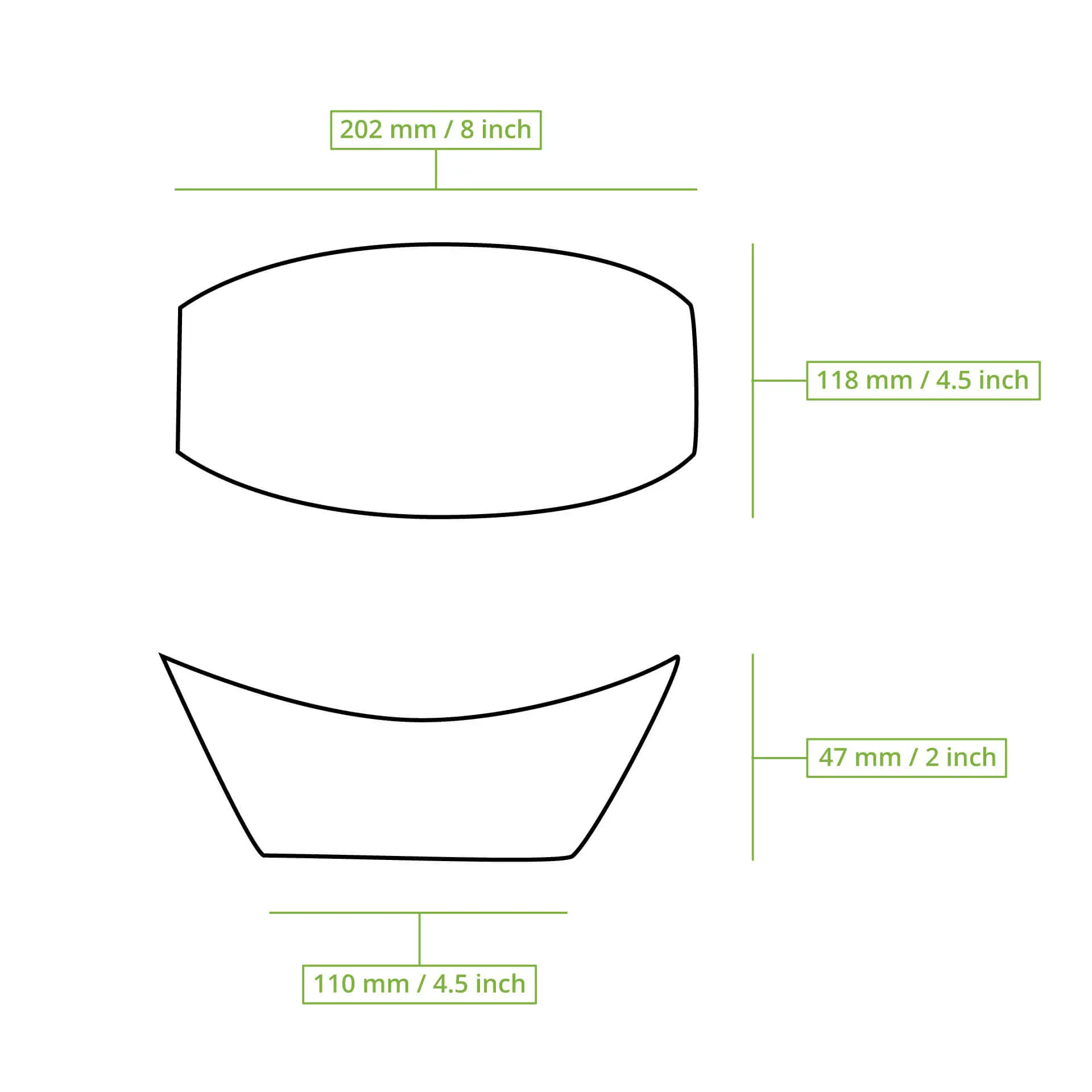 Palmblad bootje "Palmware®", 20 cm Palmblad bootje "Palmware®", 20 cm