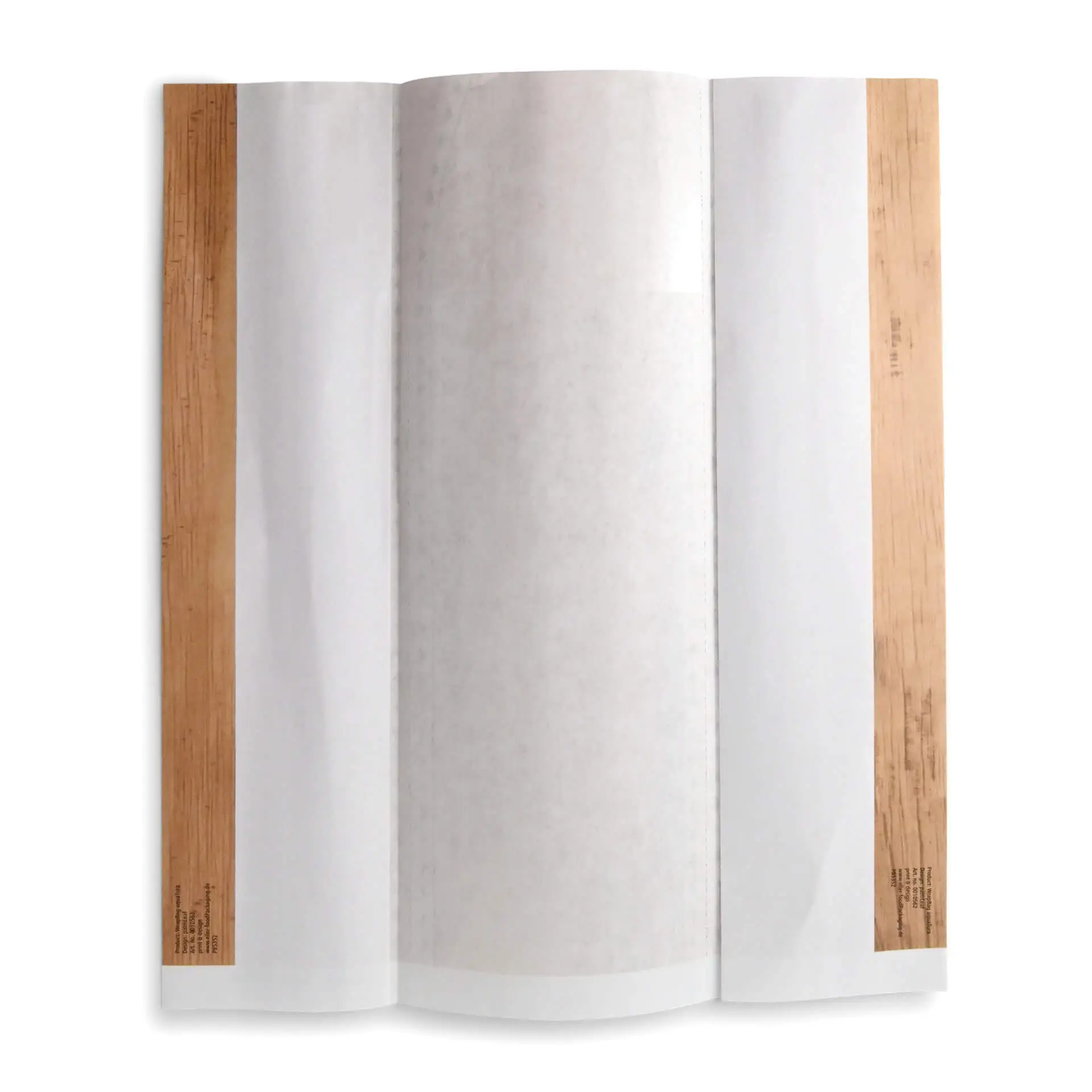 Wrap bag, 10,5 x 30,5 cm, kraft dfc00500-wrap-papier-s-105-x-305-cm-braun-vorgefaltet-4