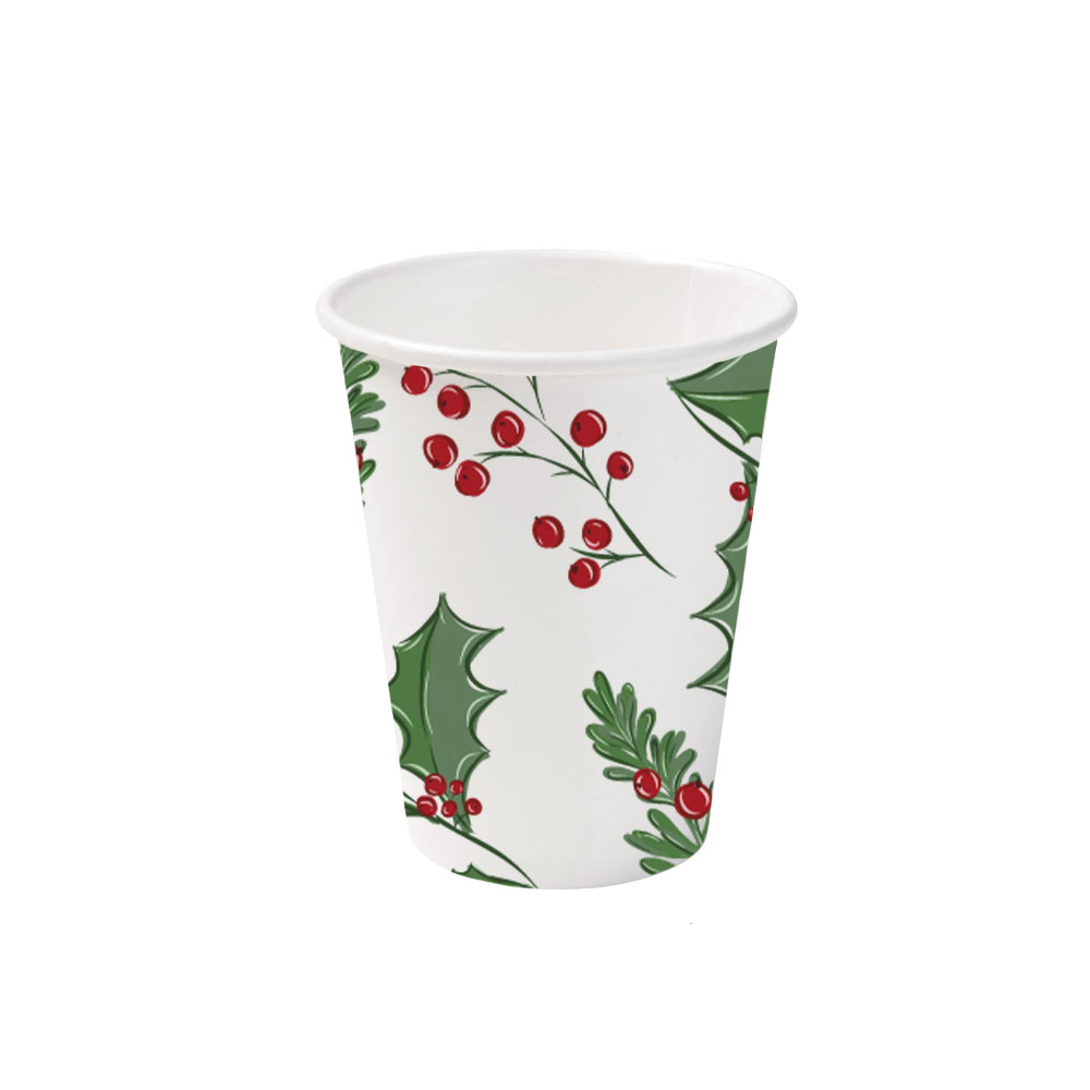 Pappbecher Winter-Edition #1 200 ml / 8 oz, matt
