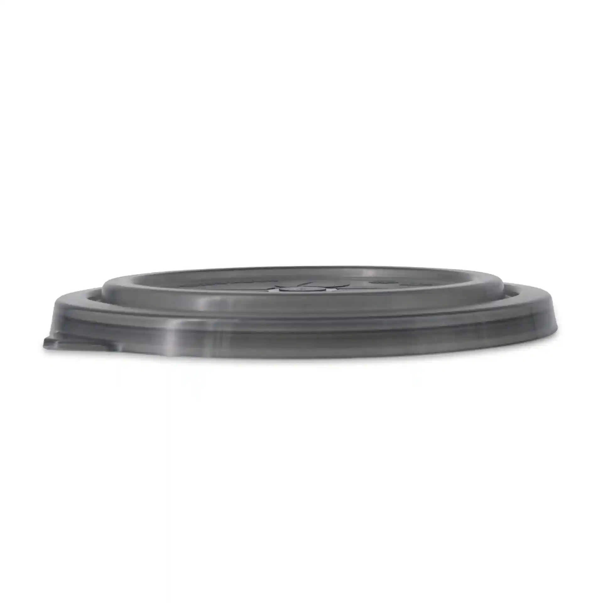 Grijze herbruikbare deksel voor de "merways Bowl" met een diameter van 150 mm, zijaanzicht.