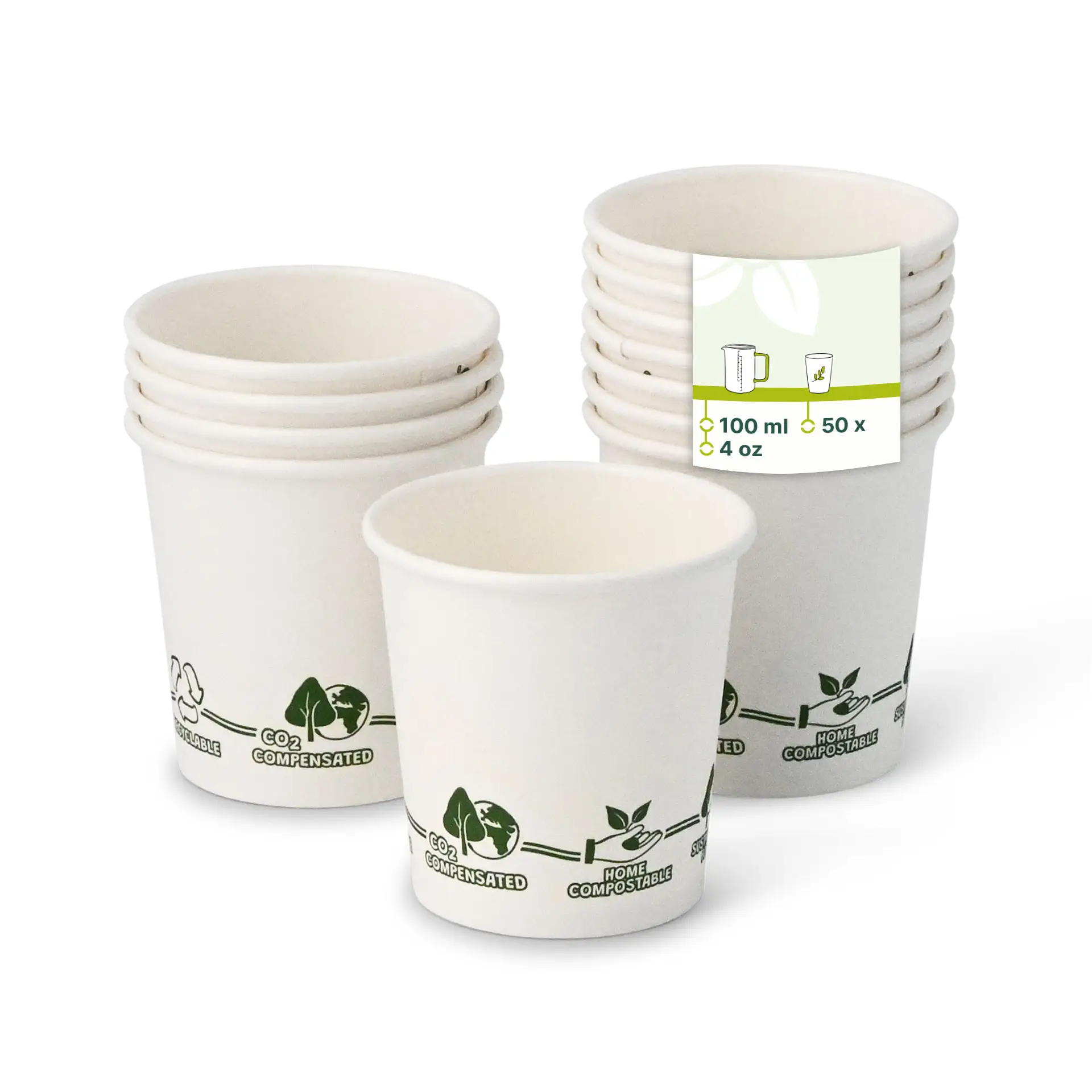 Papieren beker "EcoUp ©", 100 ml / 4 oz, Ø 62 mm dhd045221-pappbecher-100-ml-4-oz-62-mm-ecoup-icons