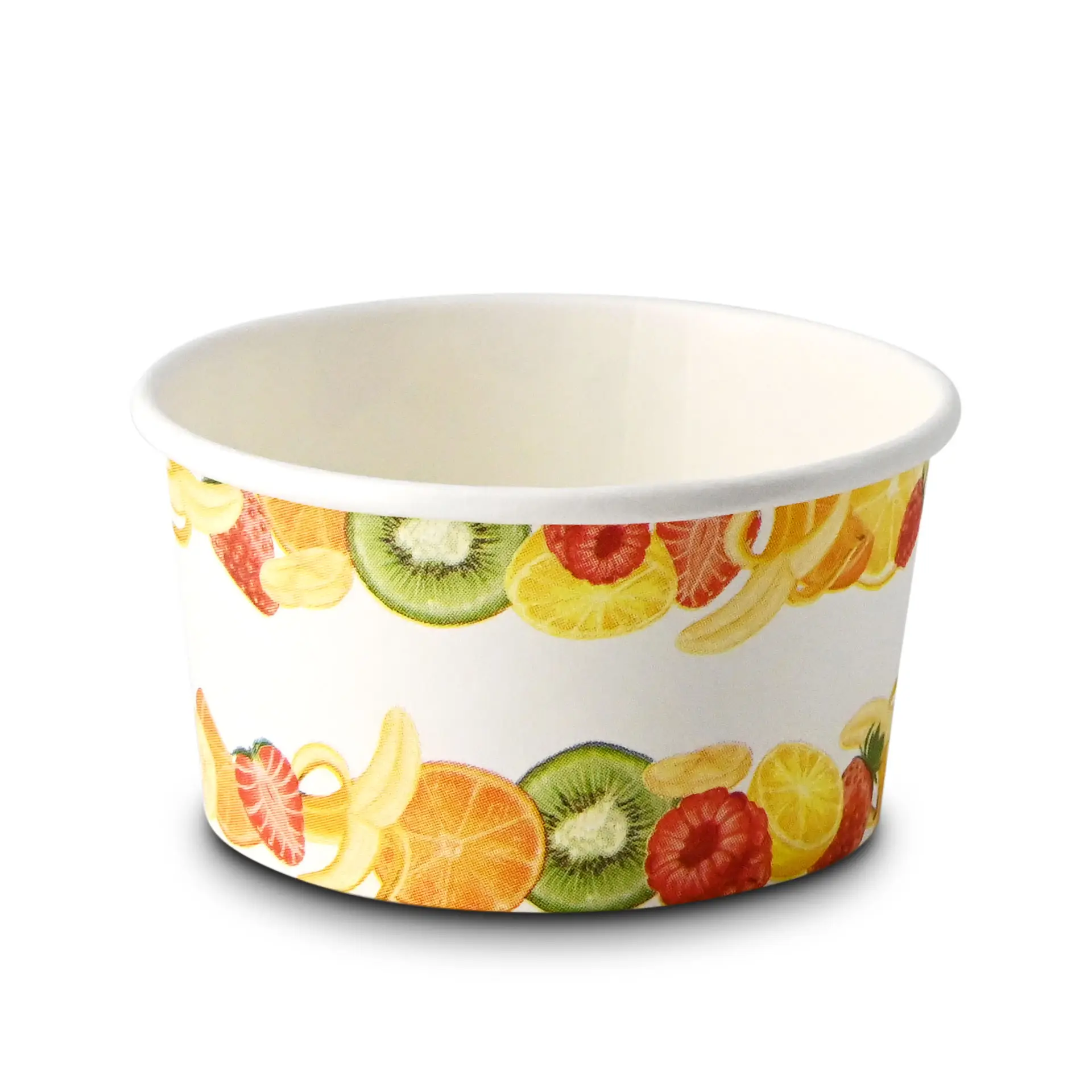 IJsbeker bedrukt (gecoat) S "Fruit" 150 ml, max. 220 ml, Ø 92 mm IJsbeker bedrukt (gecoat) S "Fruit" 150 ml, max. 220 ml, Ø 92 mm