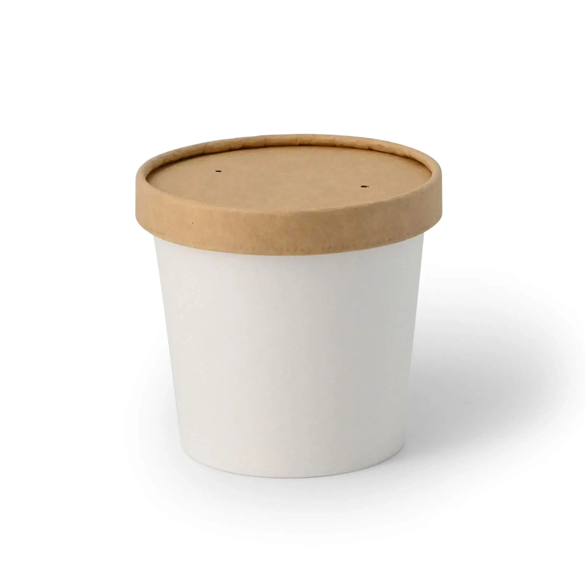 IJsbeker van karton L, 250 ml, 10 oz / max. 350 ml, 12 oz, Ø 92 mm, wit