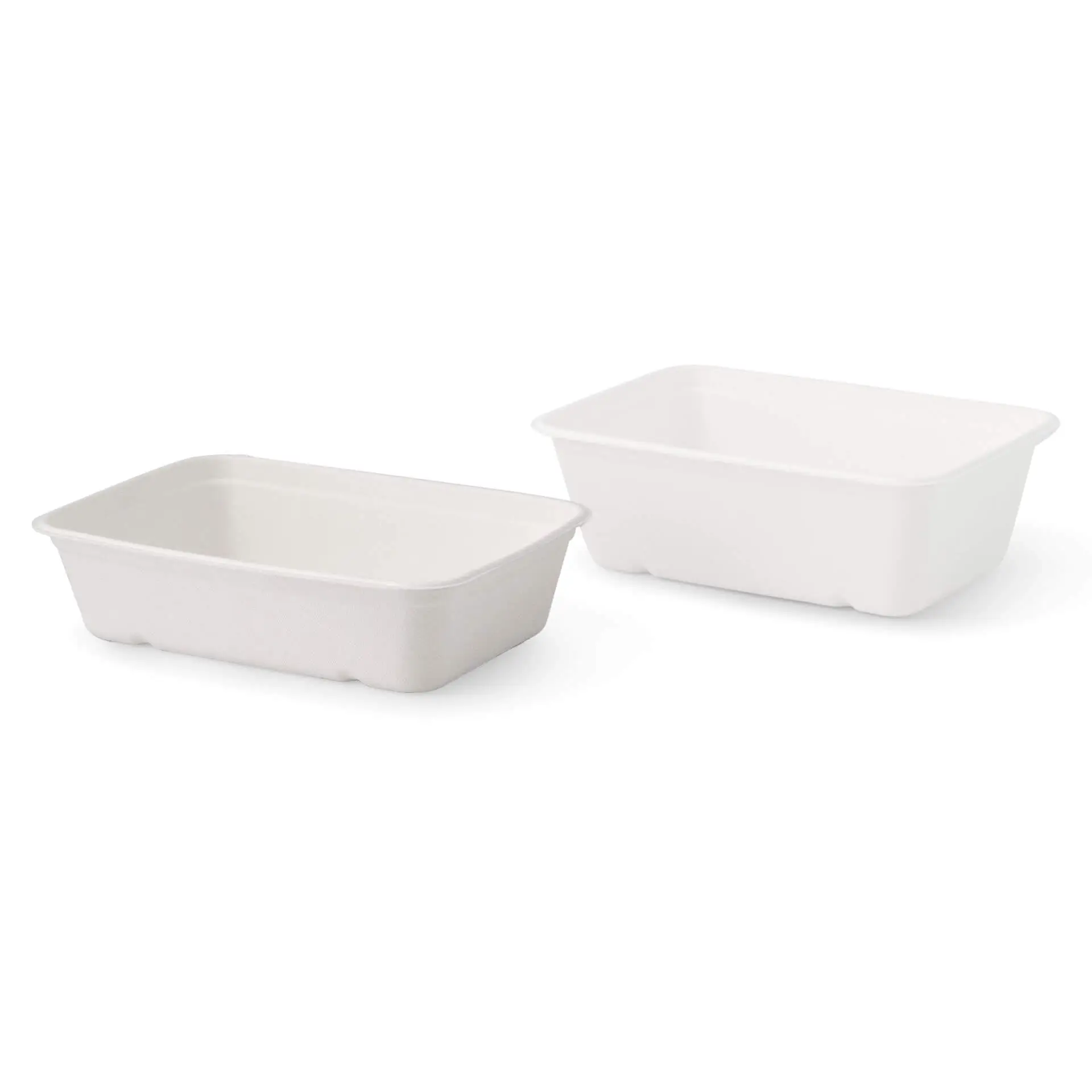Suikerrietschalen 17 x 12 x 5 cm, 500 ml, rechthoekig Suikerrietschalen 17 x 12 x 5 cm, 500 ml, rechthoekig