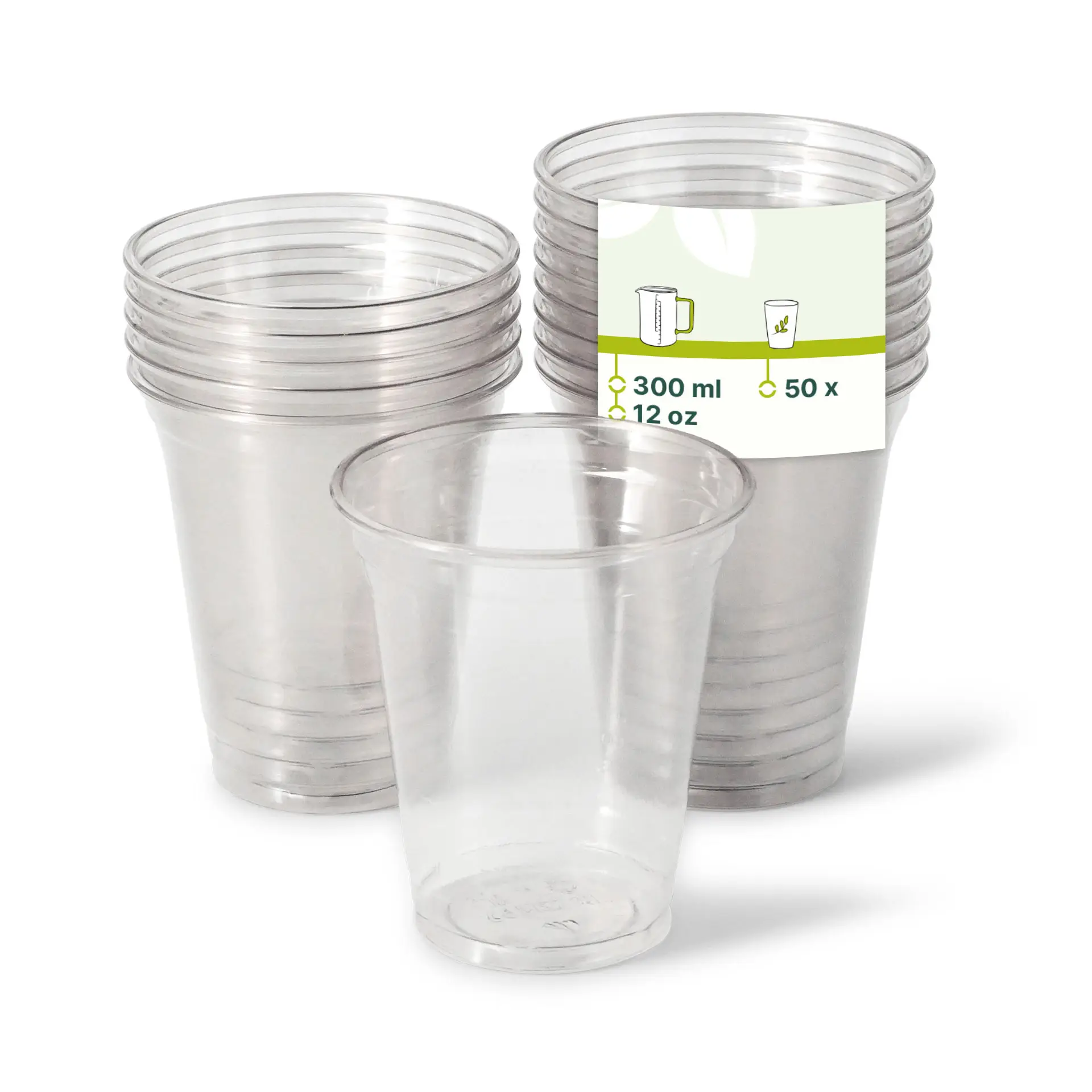rPET bekers 300 ml / 12 oz, Ø 95 mm rPET bekers 300 ml / 12 oz, Ø 95 mm