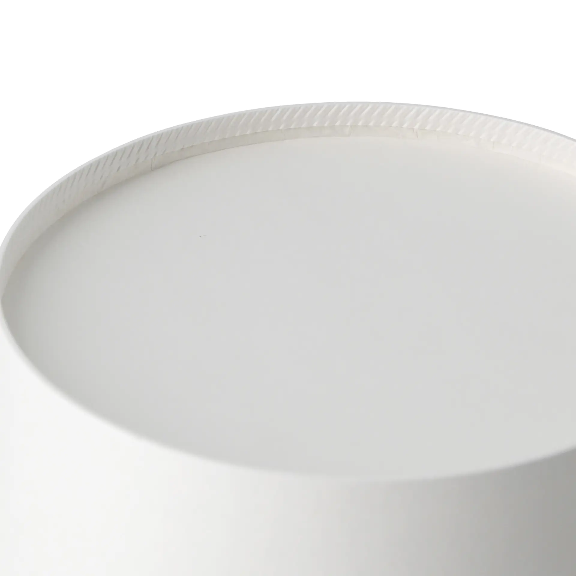 Kartonnen kom / Salade kom (bio-gecoat) 650 ml, Ø 185 mm, wit