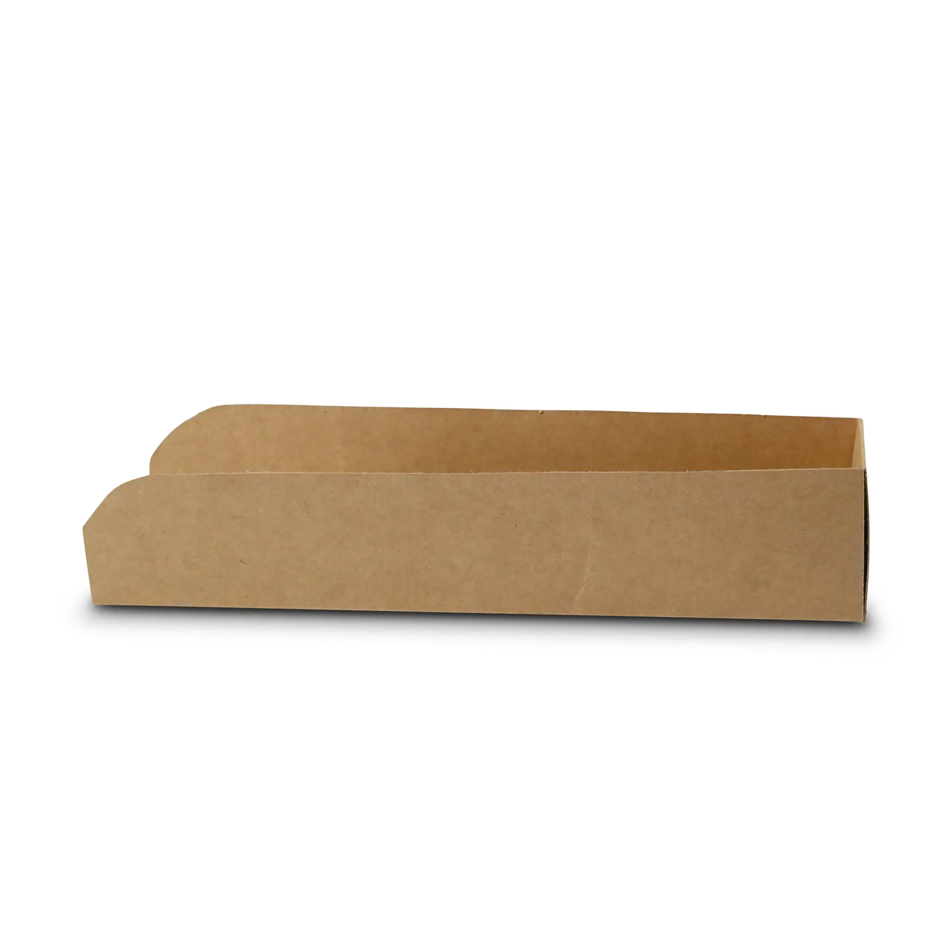 Hotdogverpakking 18 x 5 cm, bruin, opvouwbaar Hotdogverpakking 18 x 5 cm, bruin, opvouwbaar