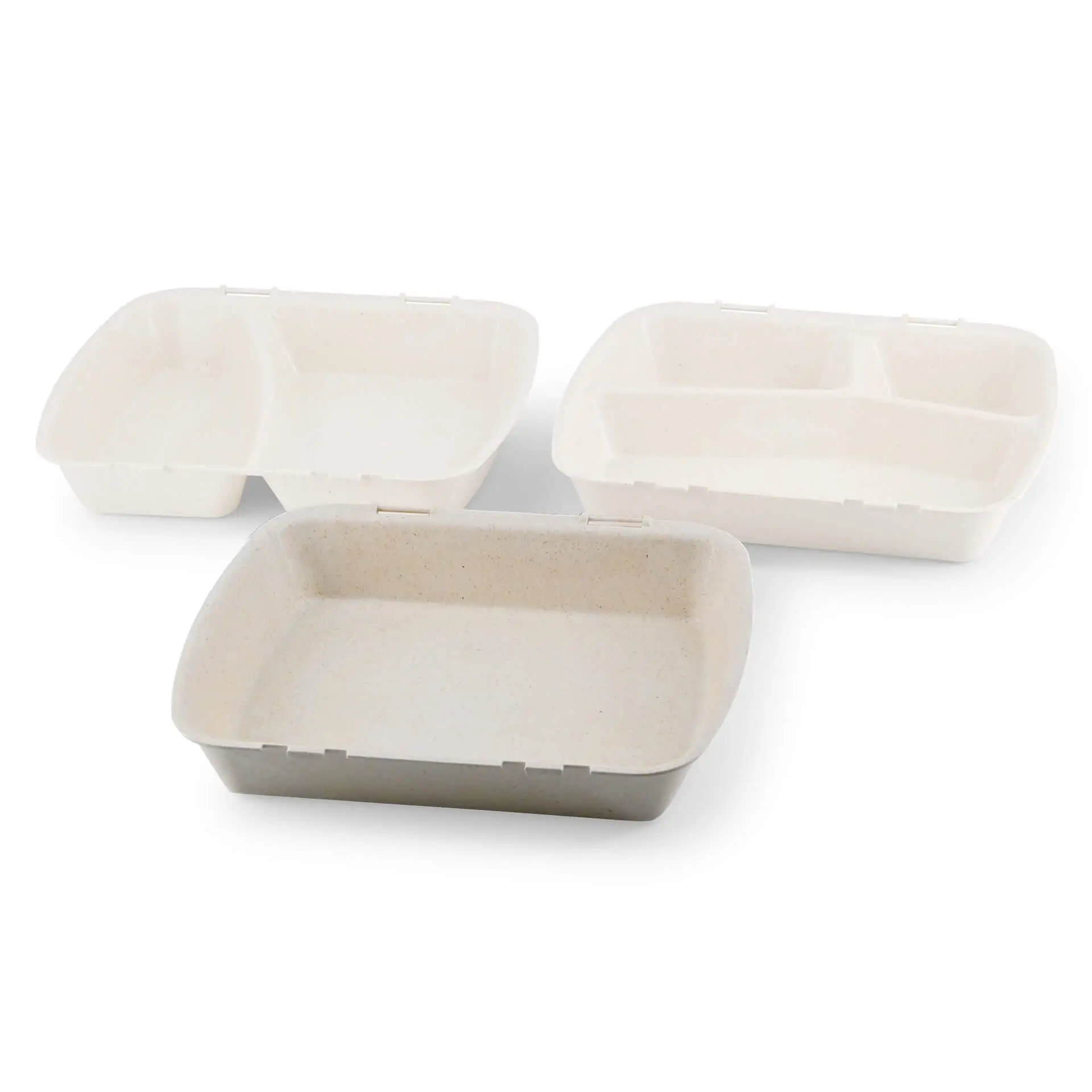 | 2 VOOR 1 | Herbruikbare menubakjes merways-Box, crème-wit, 24,5 x 20 x 4,5 cm, HP4