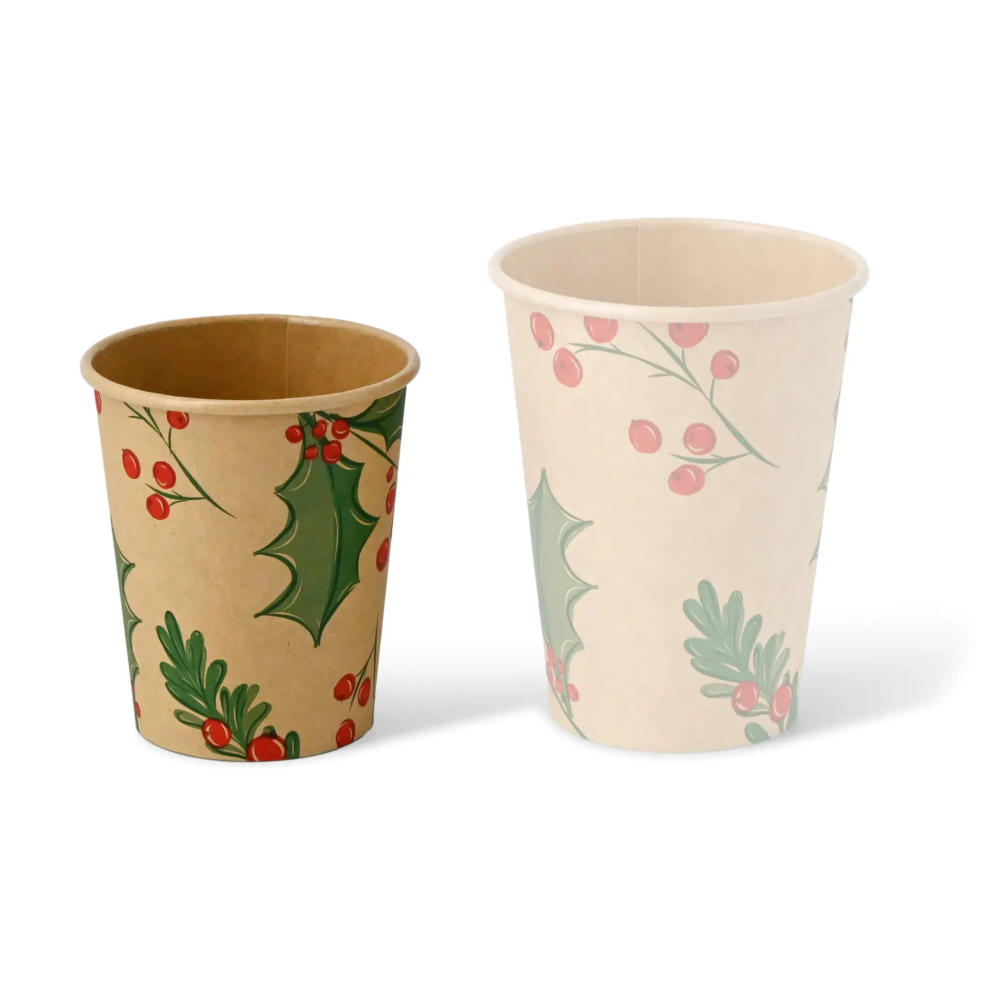 Kartonnen bekers winter "Takjes" 200 ml / 8 oz, Ø 80 mm, ongebleekt dhd04833-pappbecher-winter-zweige-200-ml-8-oz-80-mm-ungebleicht-9