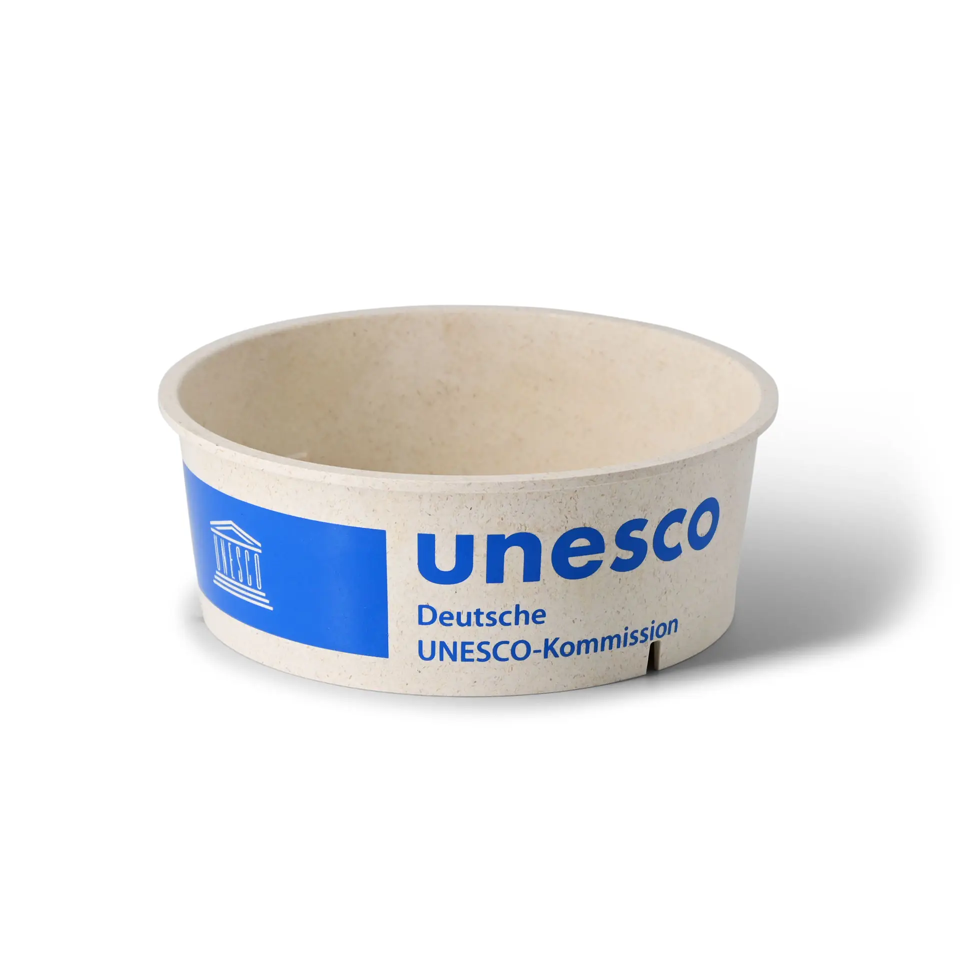 Herbruikbare kom bedrukken, 1000 ml, crème-wit