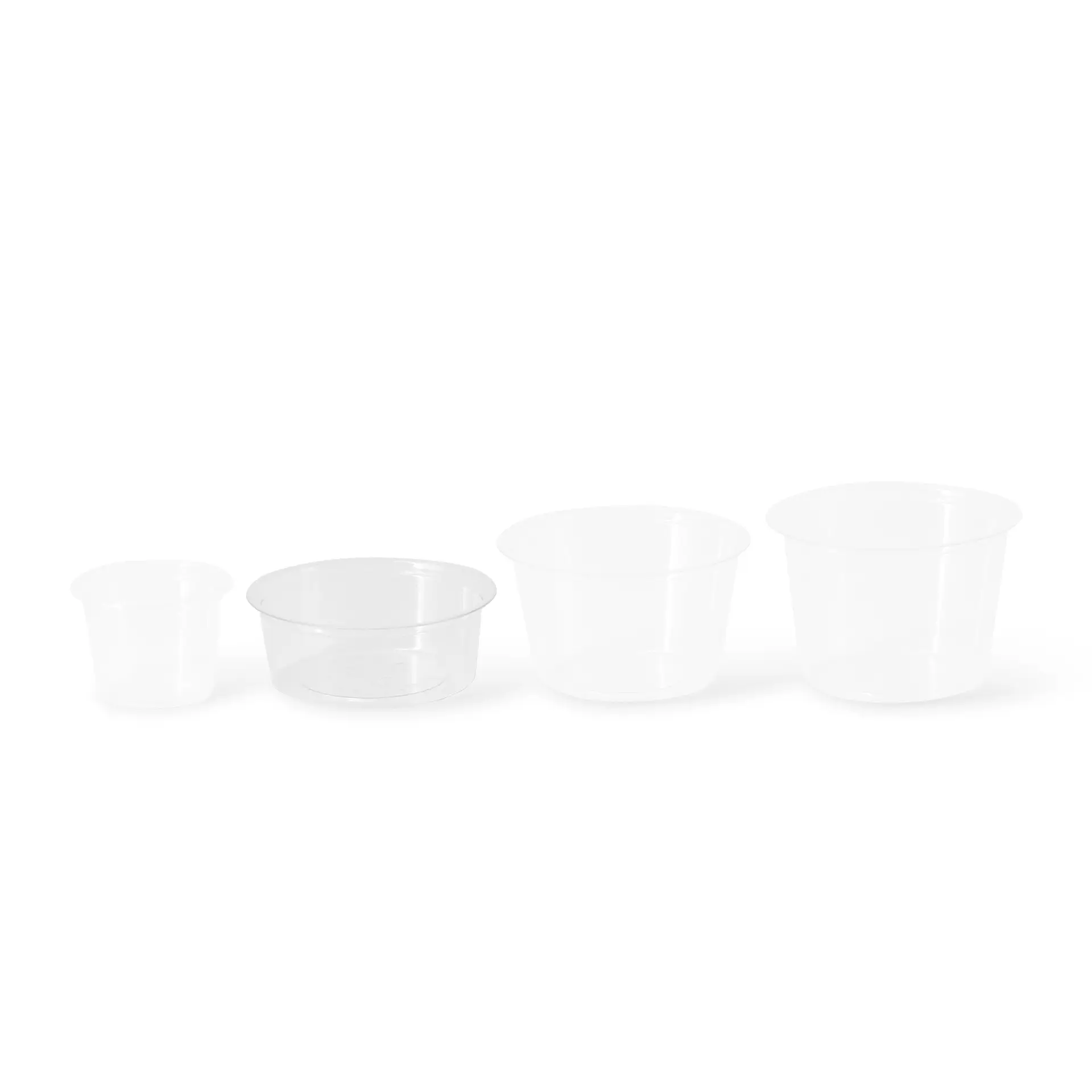 PLA cup 60 ml / 2 oz, Ø 70 mm, transparant