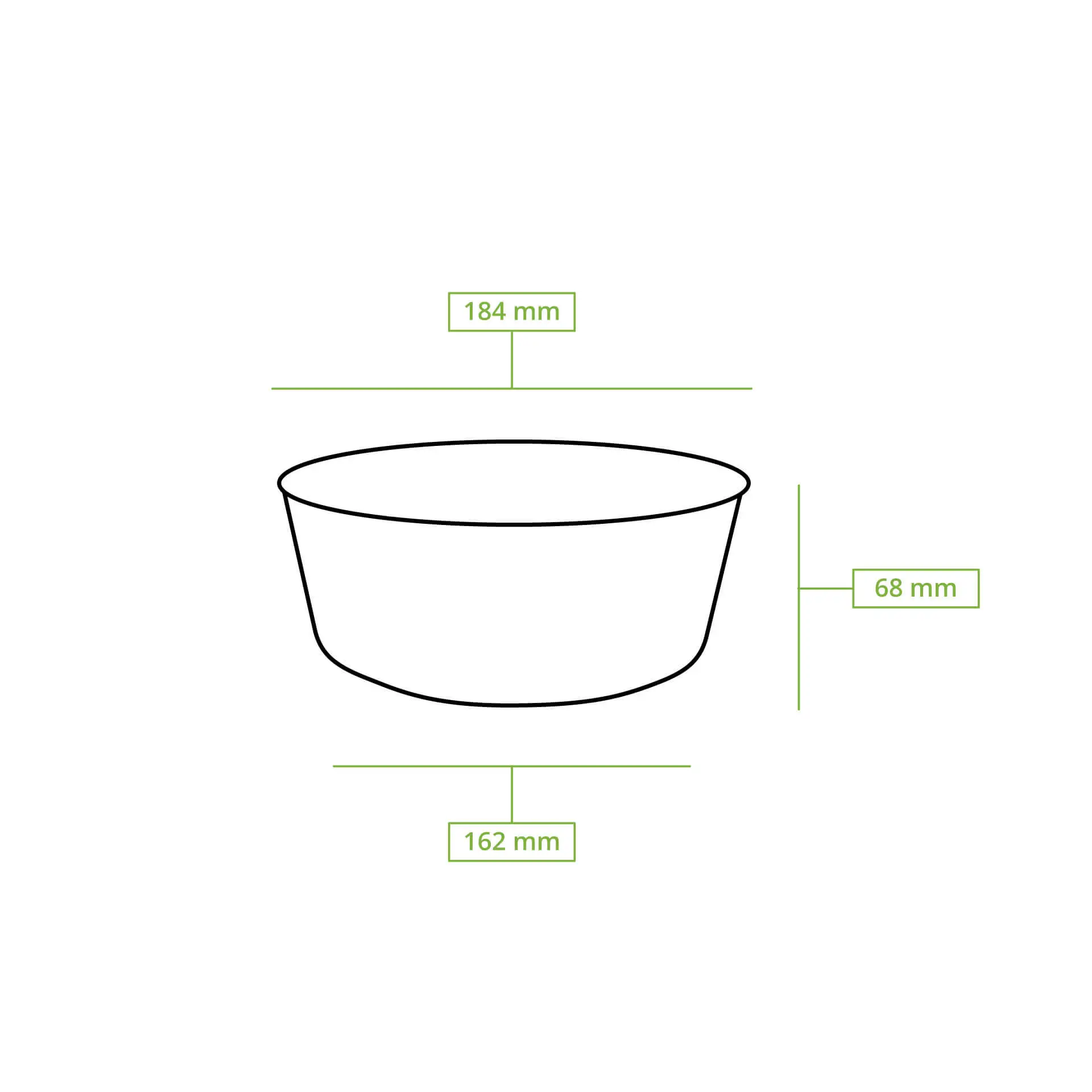 Herbruikbare schaaltjes "merways Bowl" 1000 ml, Ø 185 mm, peper/ grijs dfc008071-mehrweg-schalen-merways-bowl-1000-ml-185-mm-pfeffer-grau-8