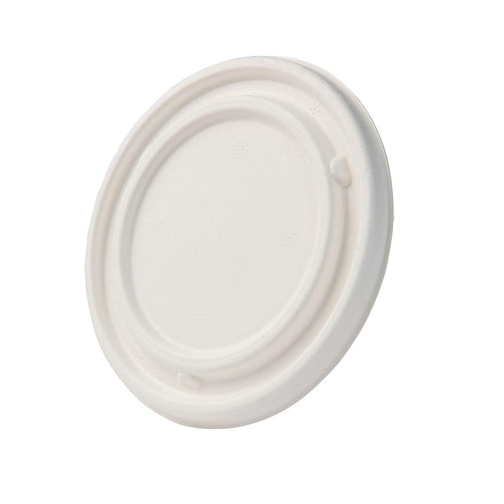 Zuckerrohr-Deckel Ø 105 mm, weiß, rund