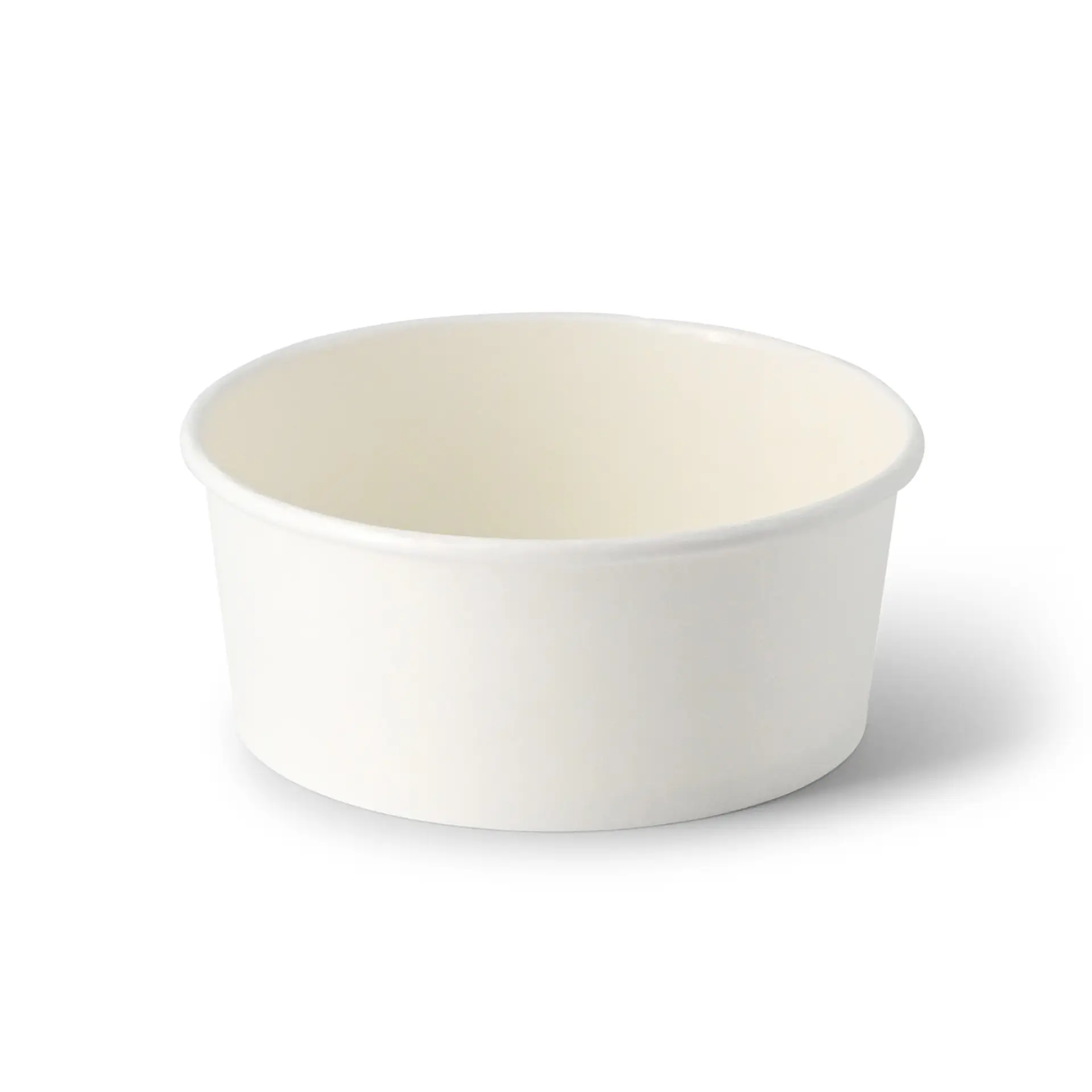 Kartonnen kom / Salade kom (bio-gecoat) 650 ml, Ø 185 mm, wit