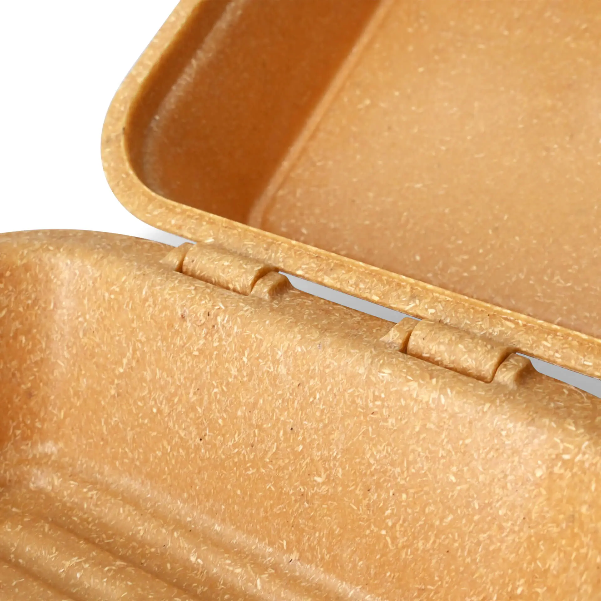 Herbruikbare burger-boxen "merways Box" 16 x 15 x 8,5 cm, karamel / bruin Herbruikbare burger-boxen "merways Box" 16 x 15 x 8,5 cm, karamel / bruin